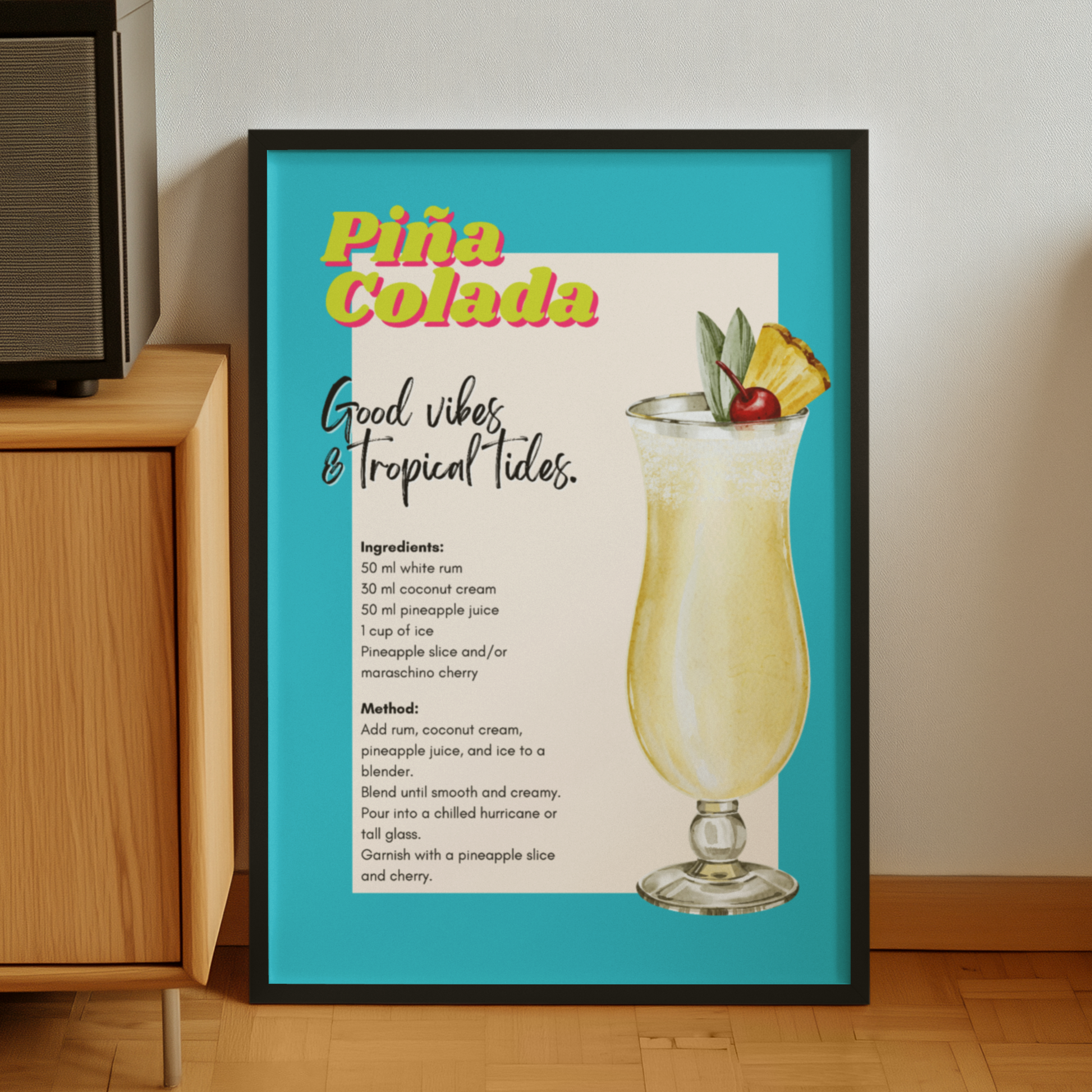 'Pina Colada' Print