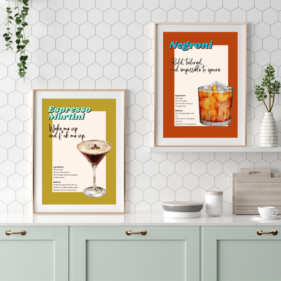 'Negroni' Print