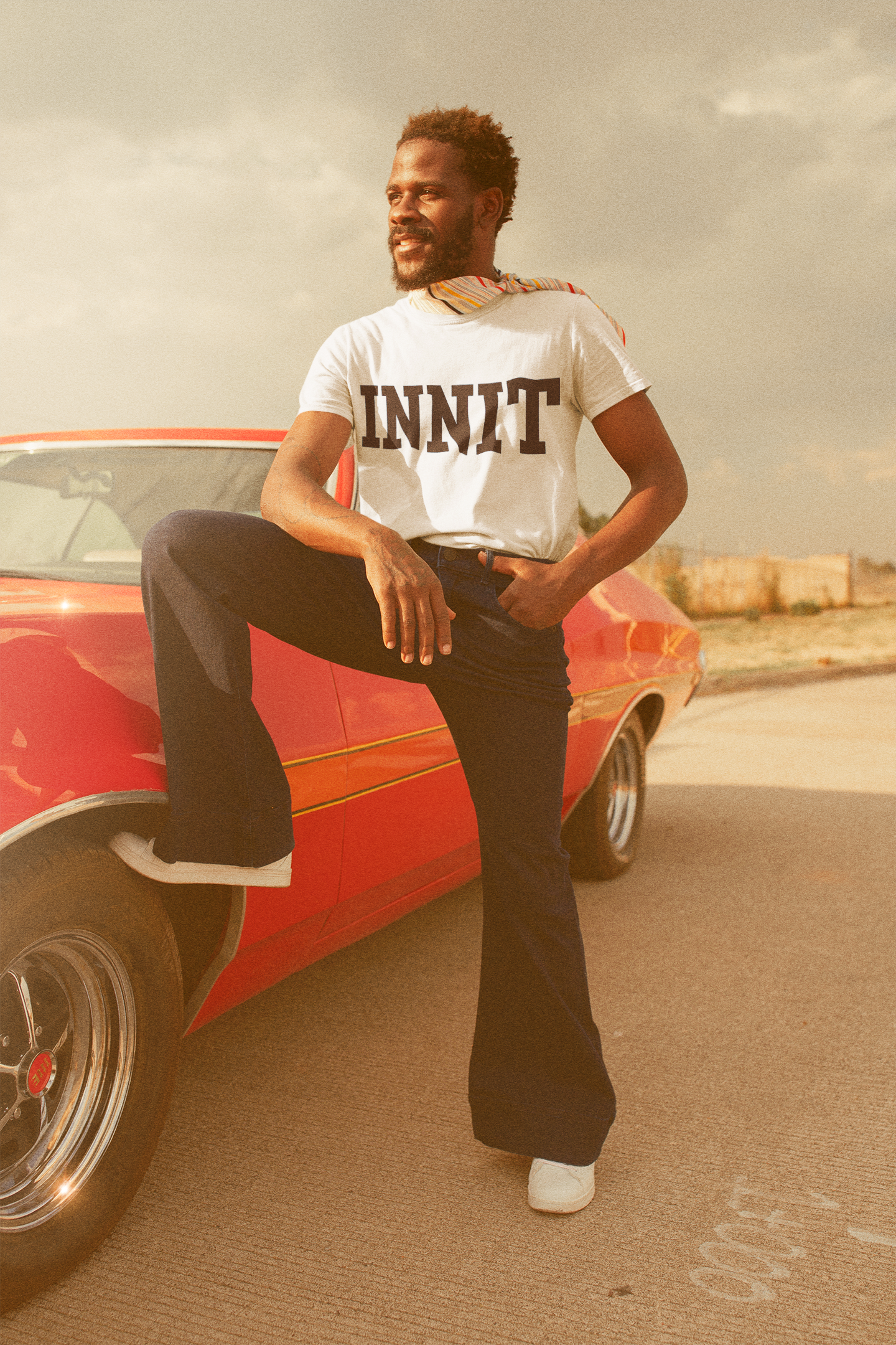 'Innit' Varsity Unisex T-Shirt