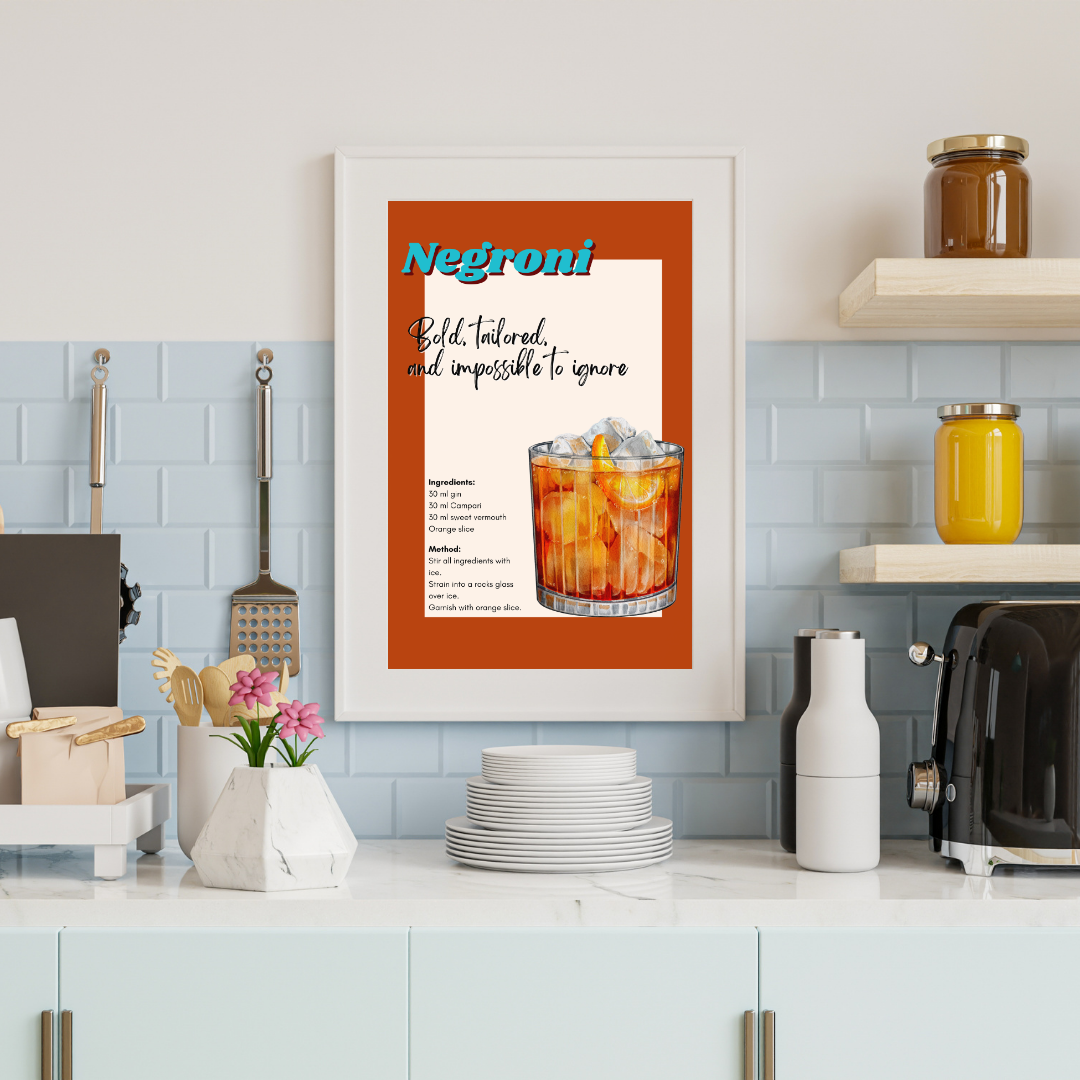 'Negroni' Print
