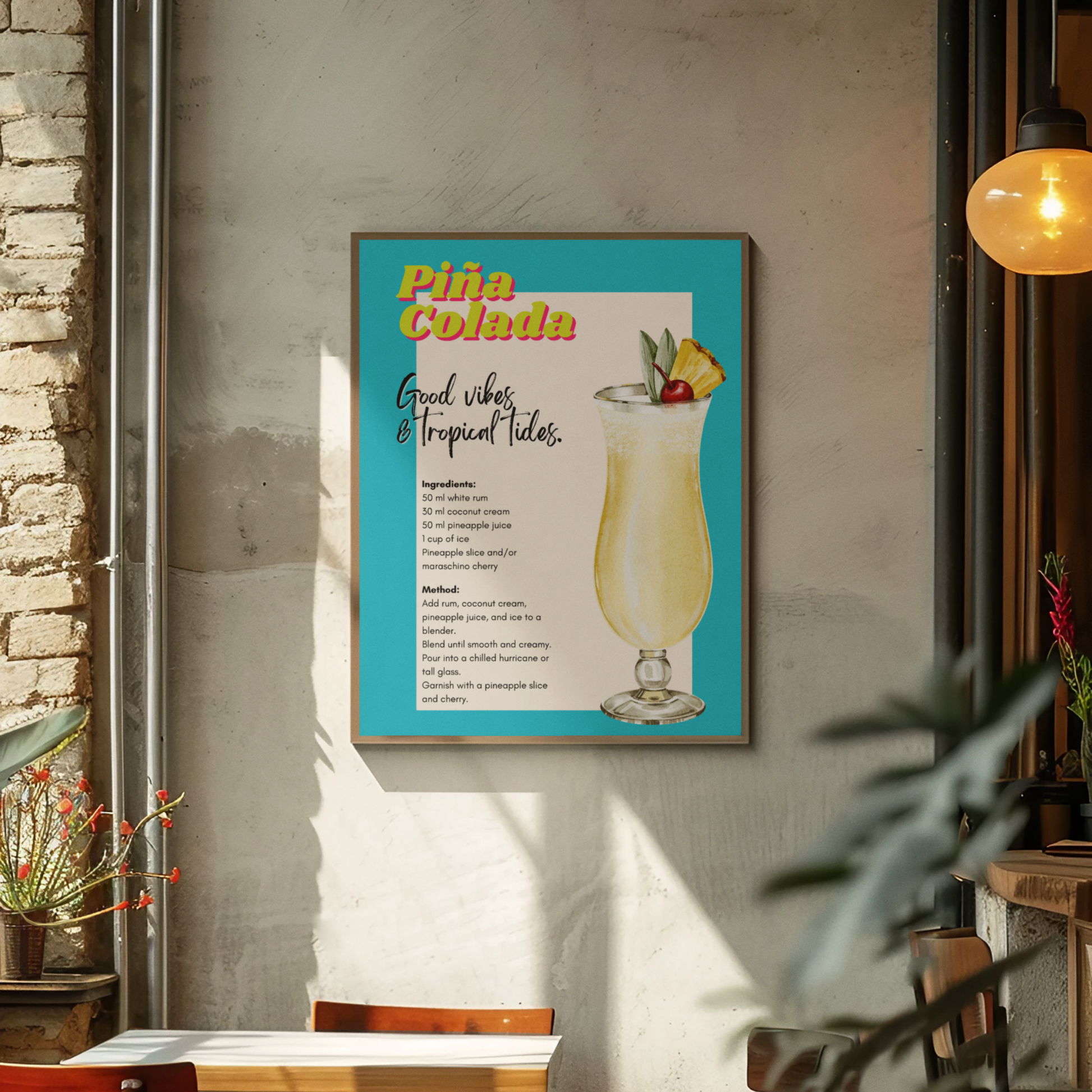 'Pina Colada' Print