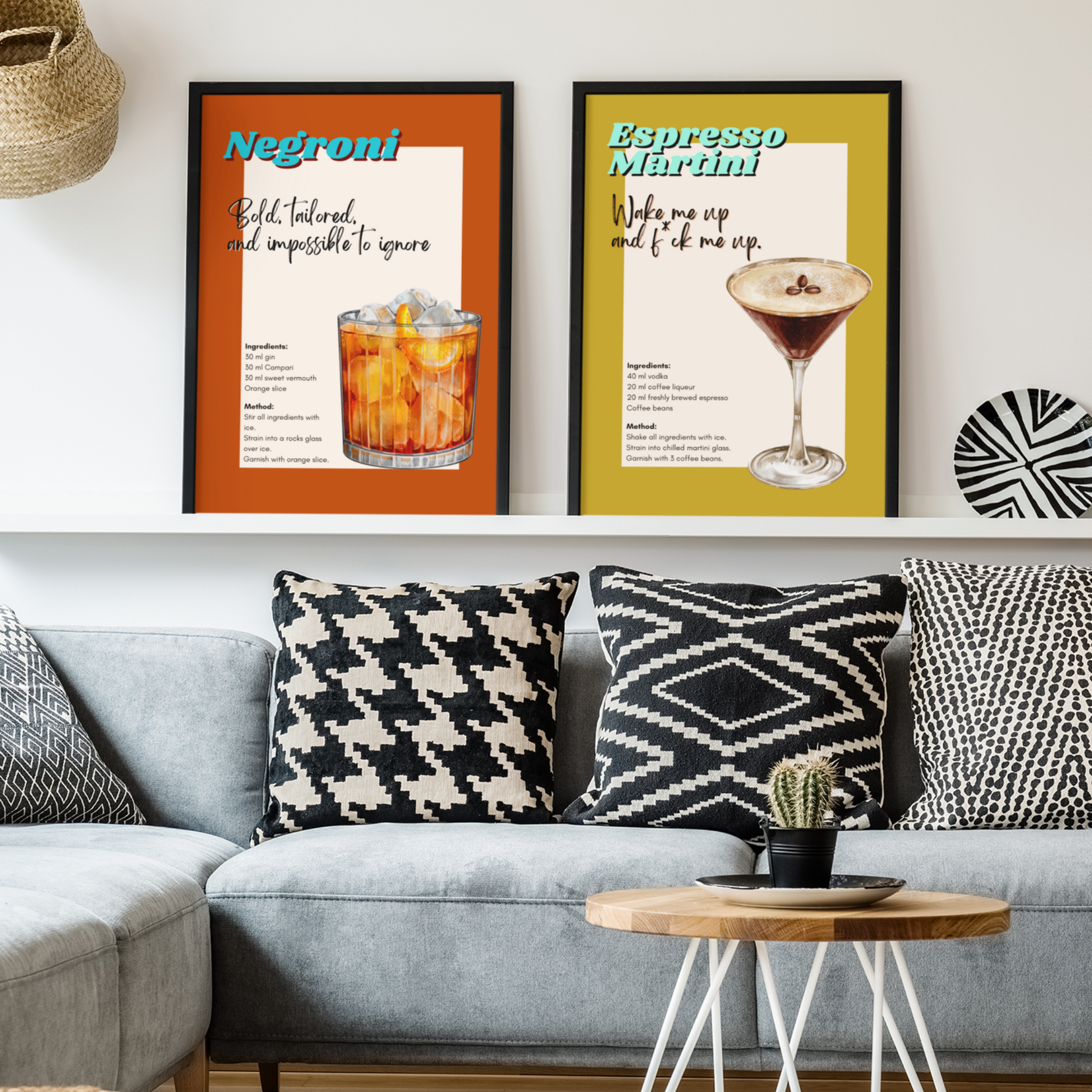 'Negroni' Print