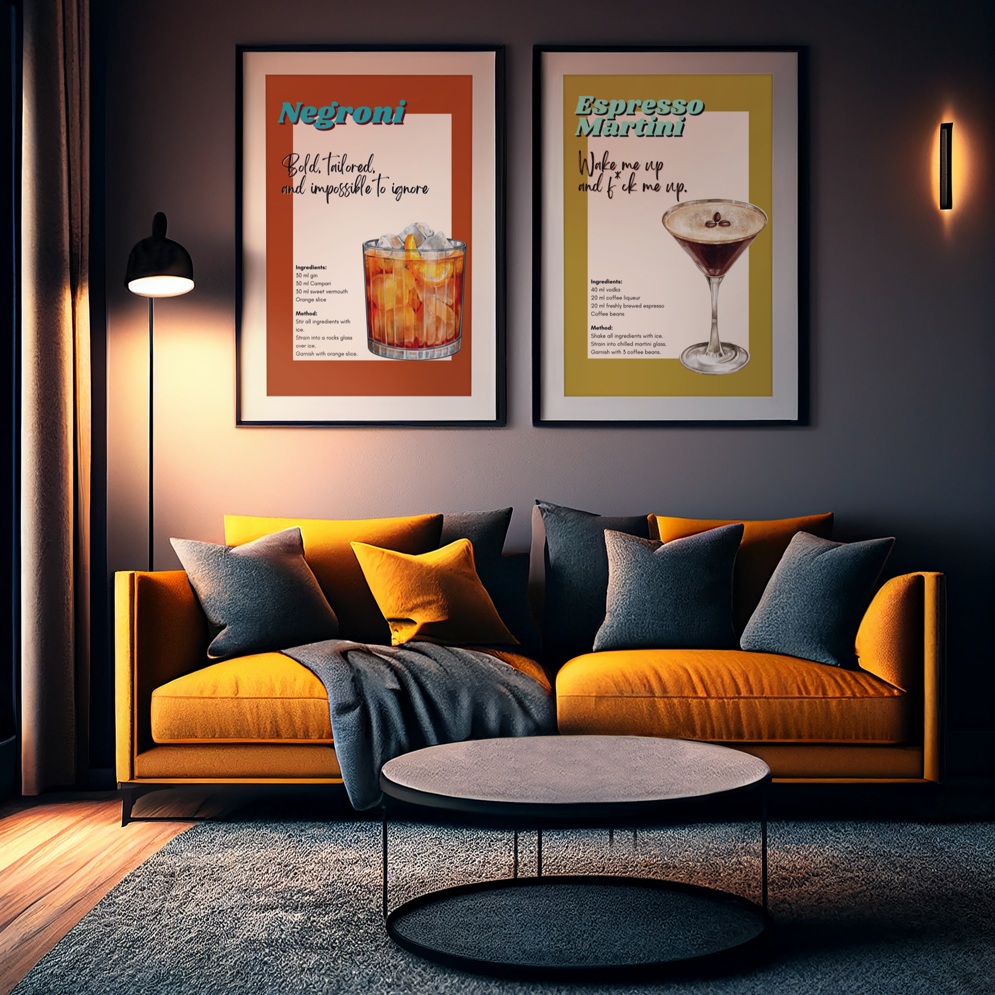 'Negroni' Print