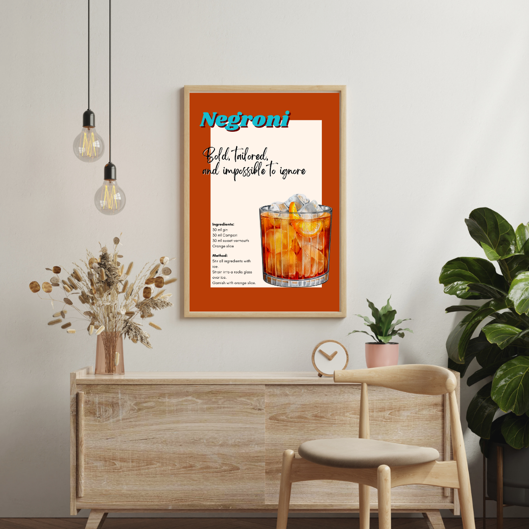 'Negroni' Print