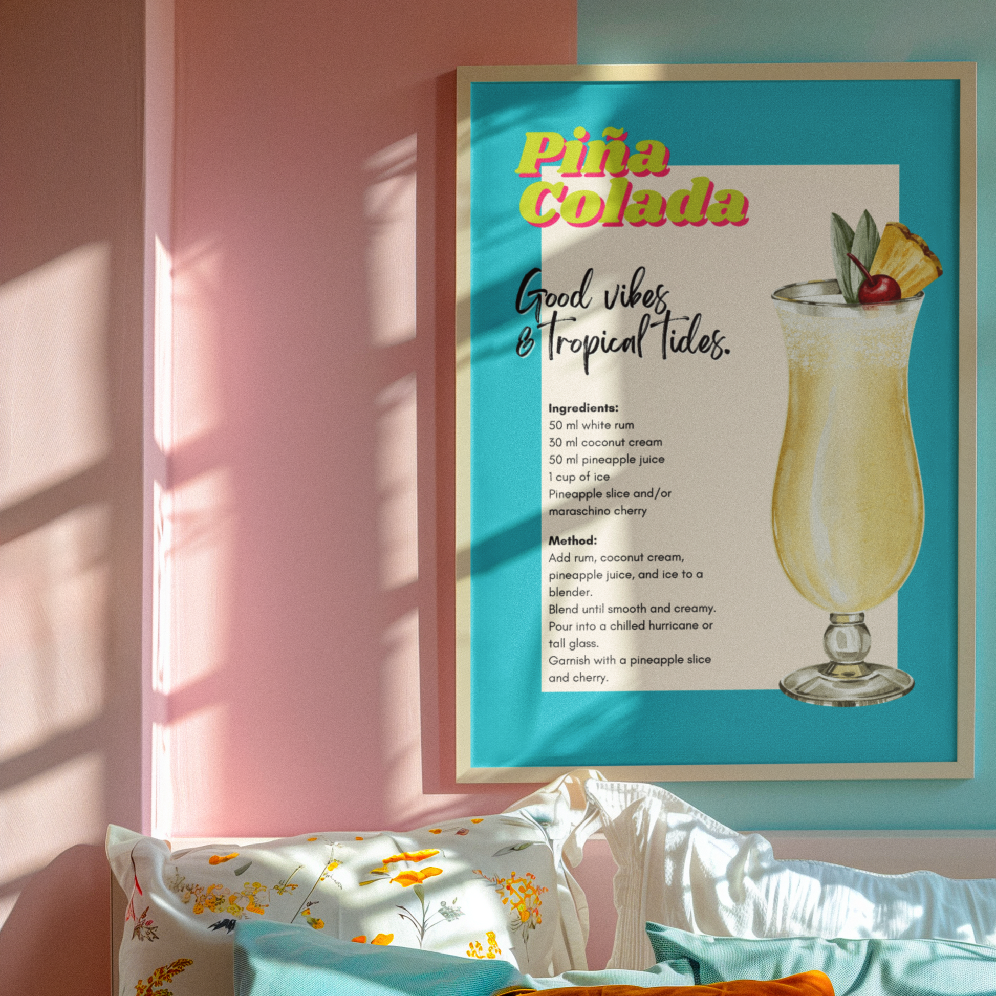 'Pina Colada' Print