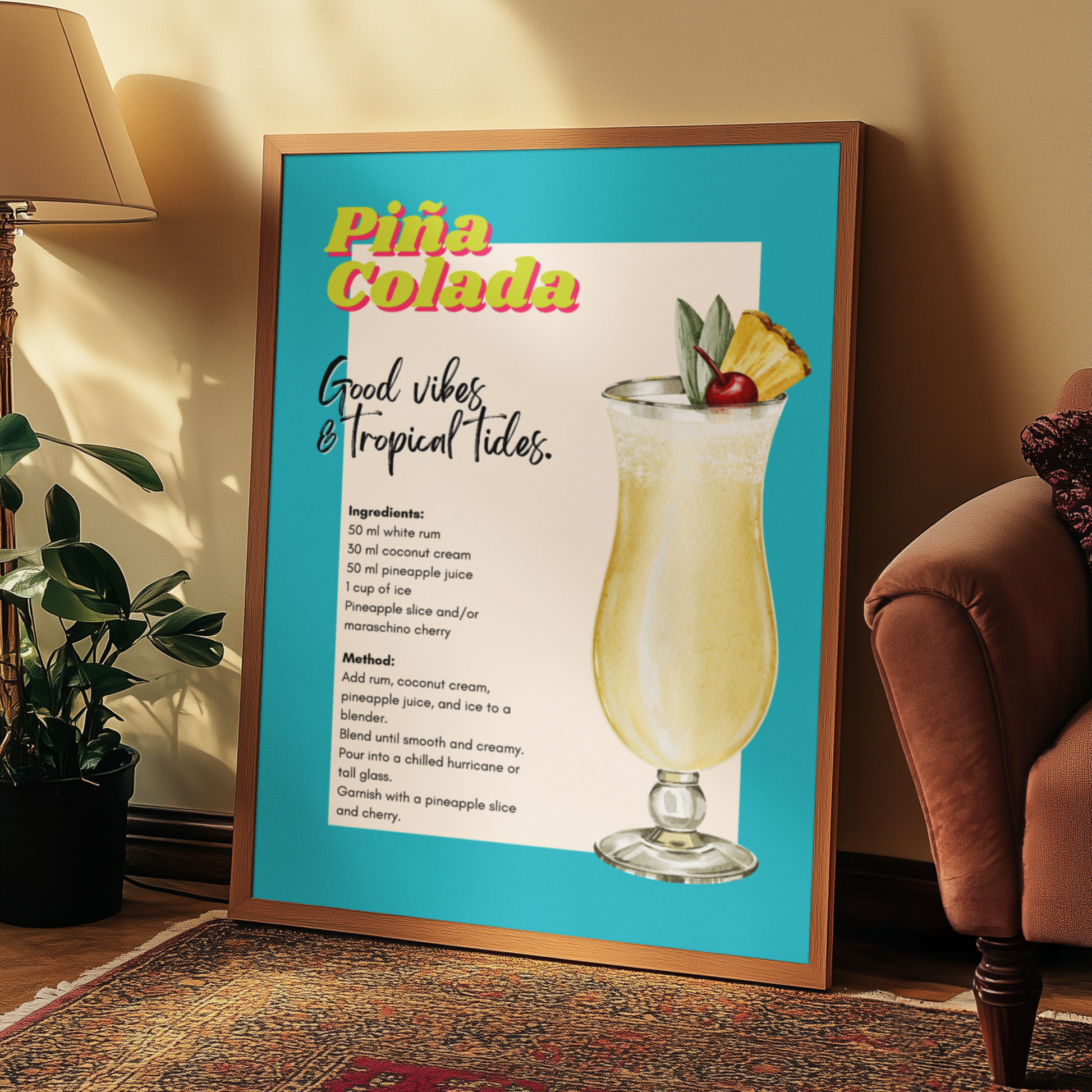 'Pina Colada' Print