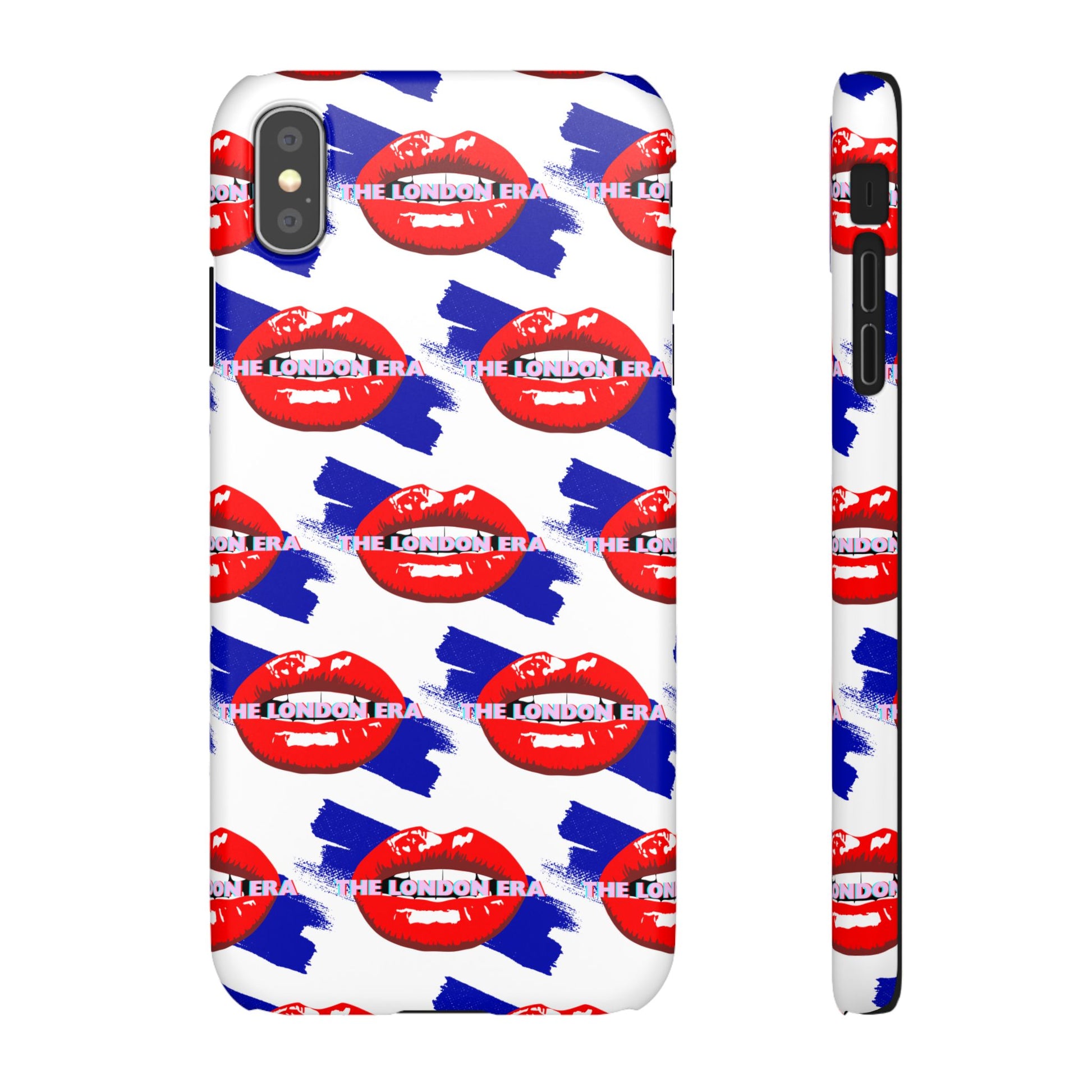 "The London Era" Mobile Snap Case - White