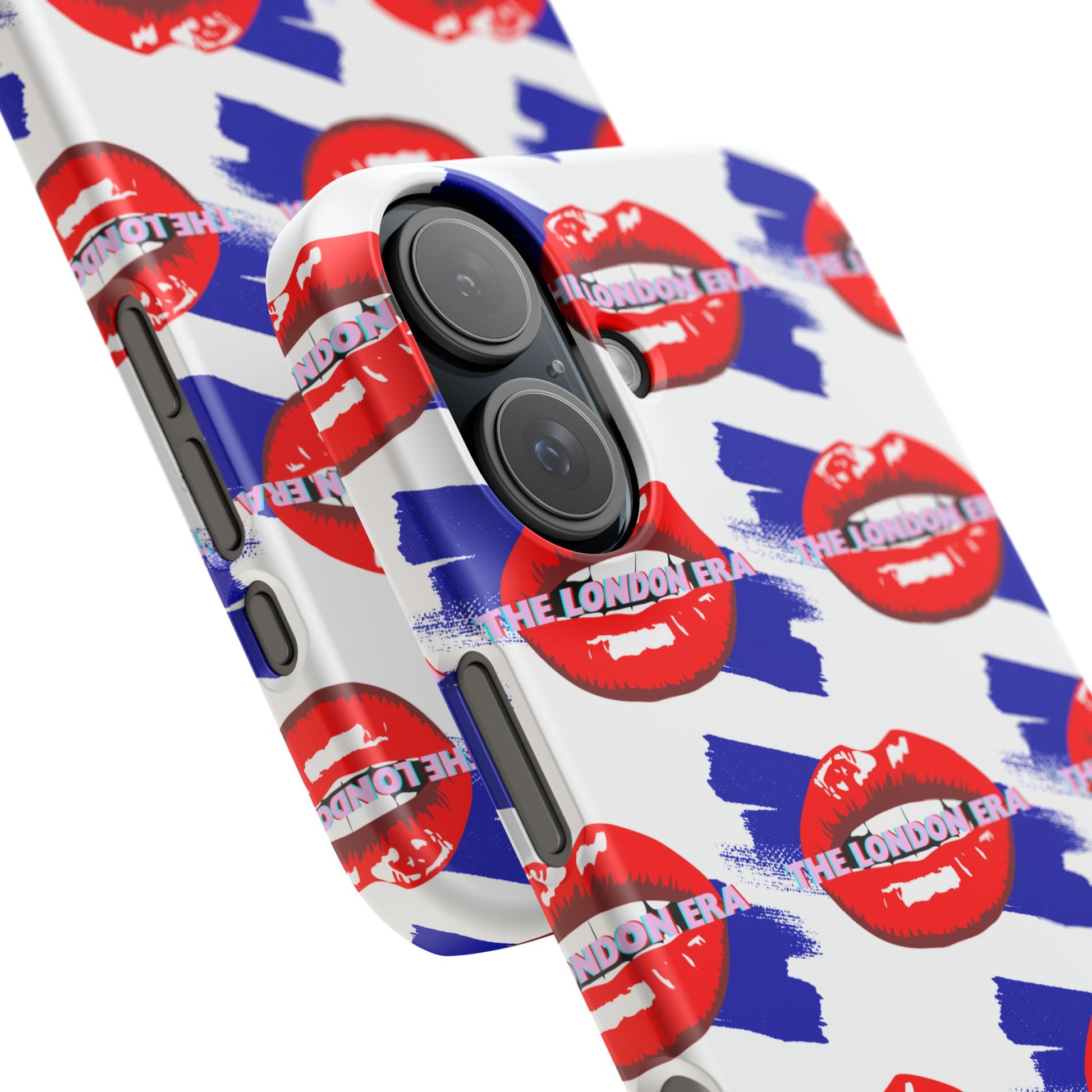 "The London Era" Mobile Snap Case - White