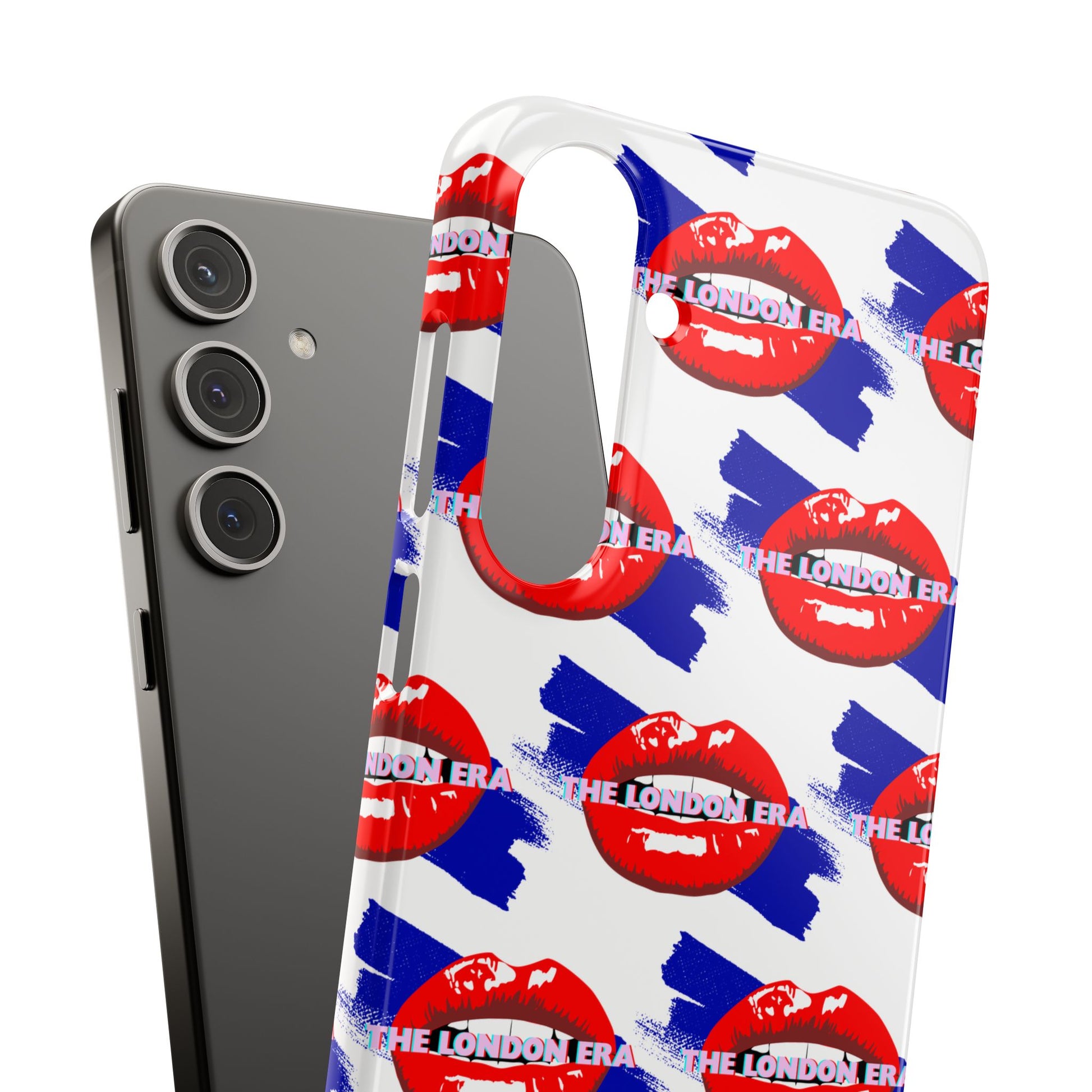 "The London Era" Mobile Snap Case - White