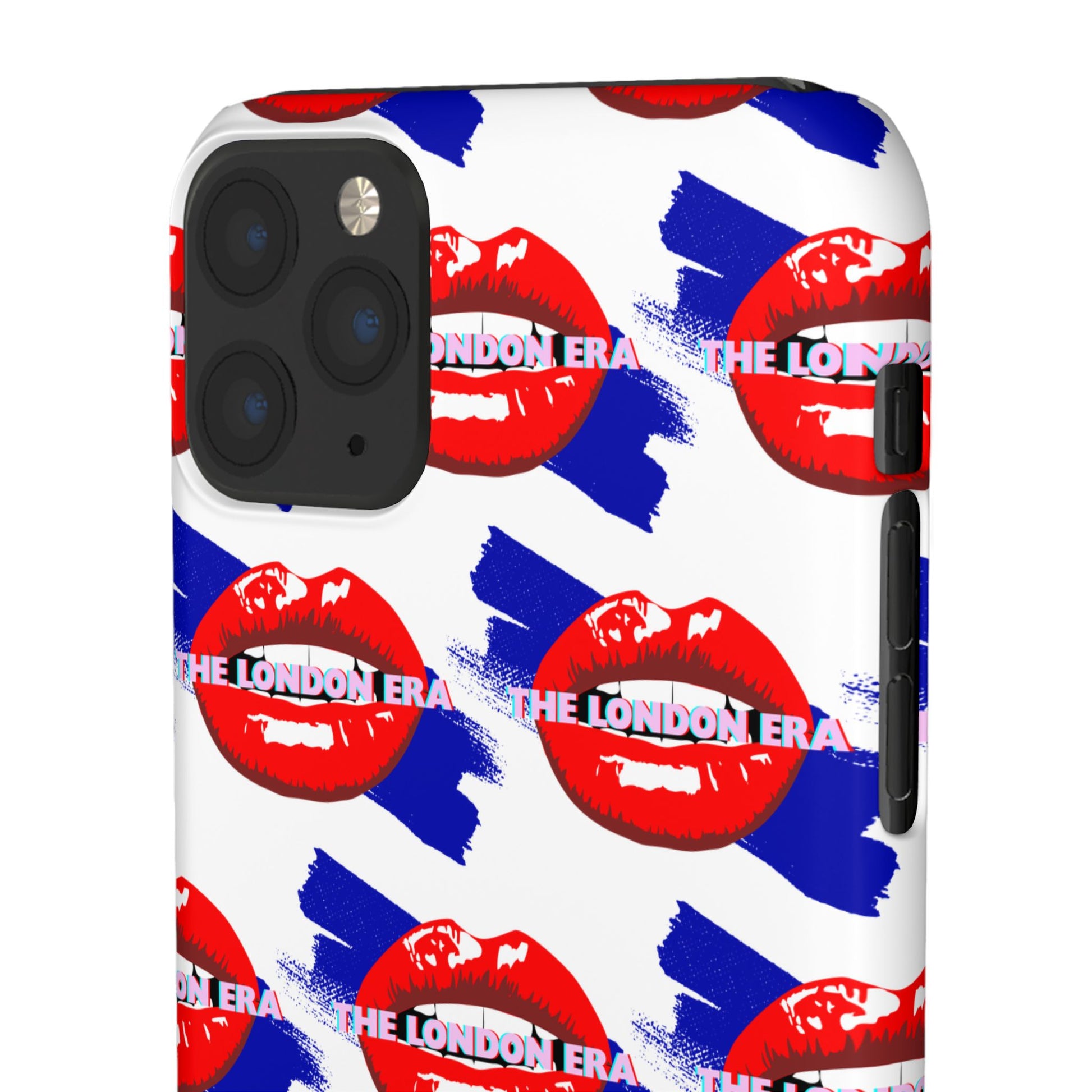 "The London Era" Mobile Snap Case - White
