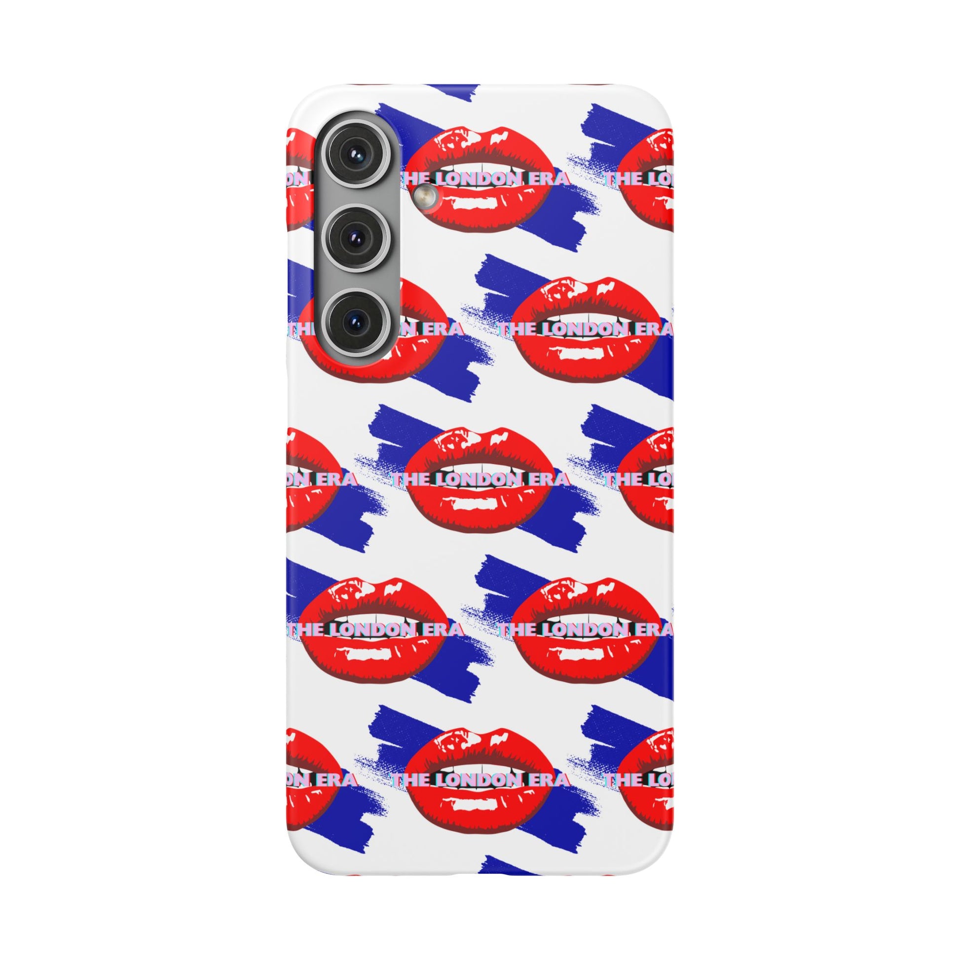 "The London Era" Mobile Snap Case - White