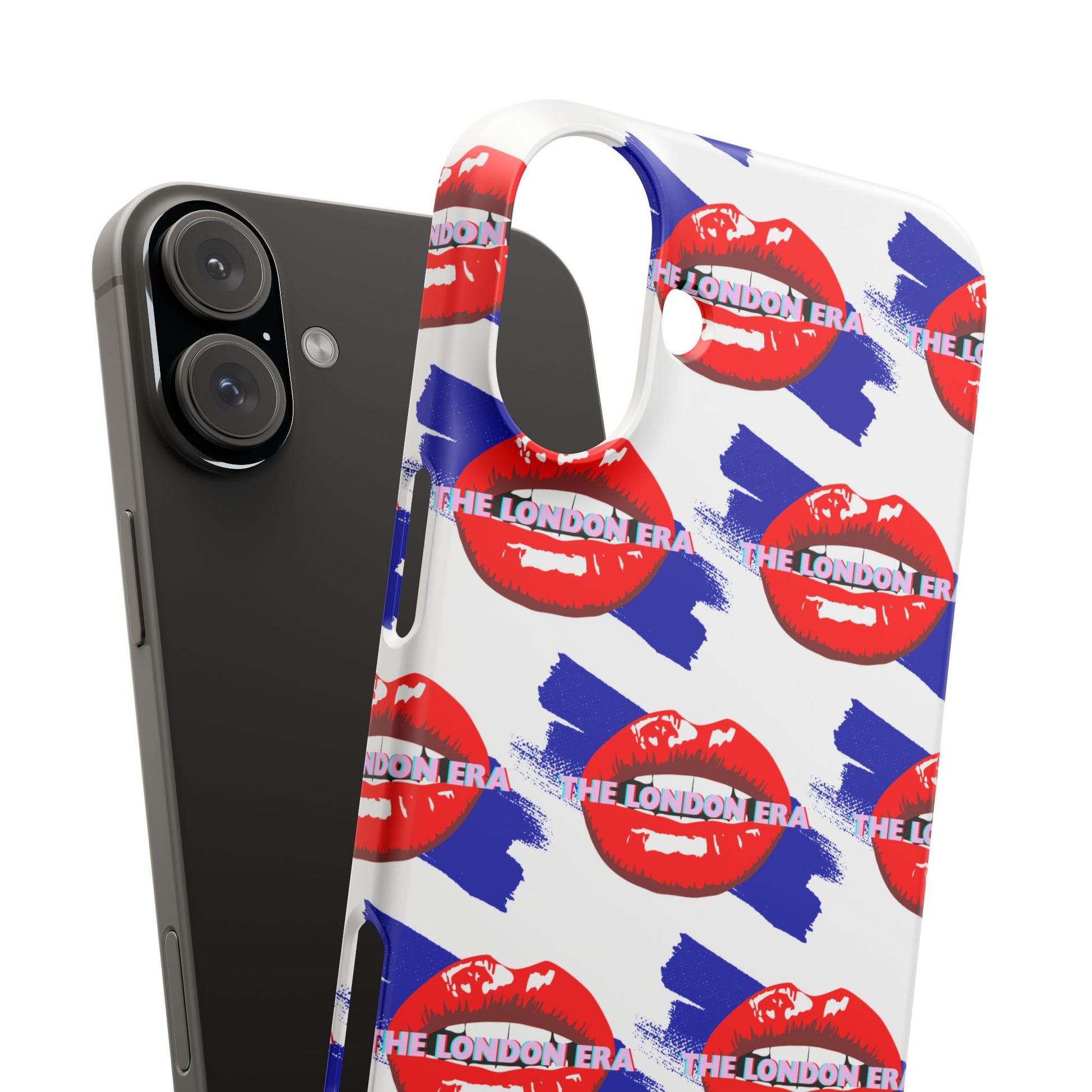 "The London Era" Mobile Snap Case - White