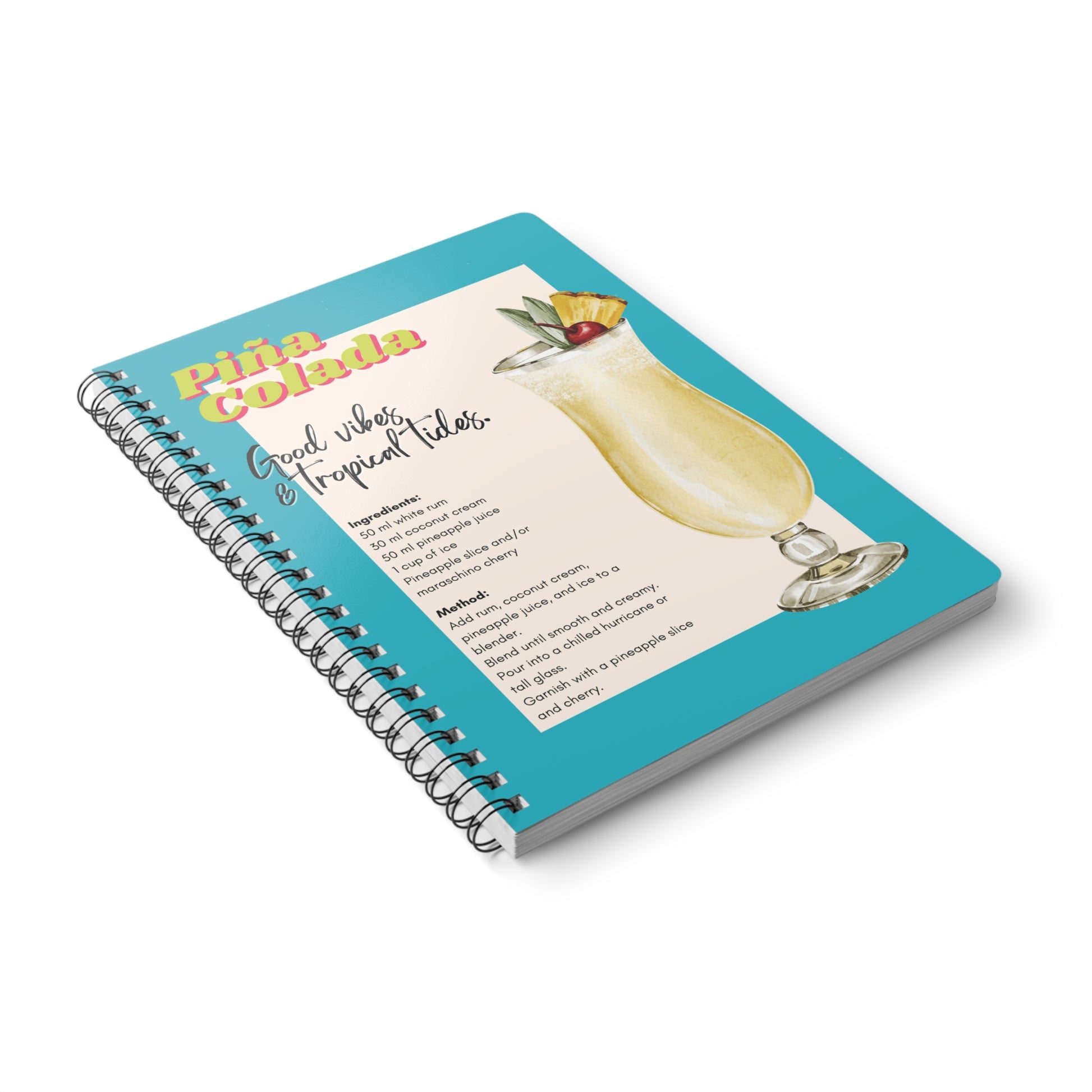 "Pina Colada" Softcover A5 Notebook