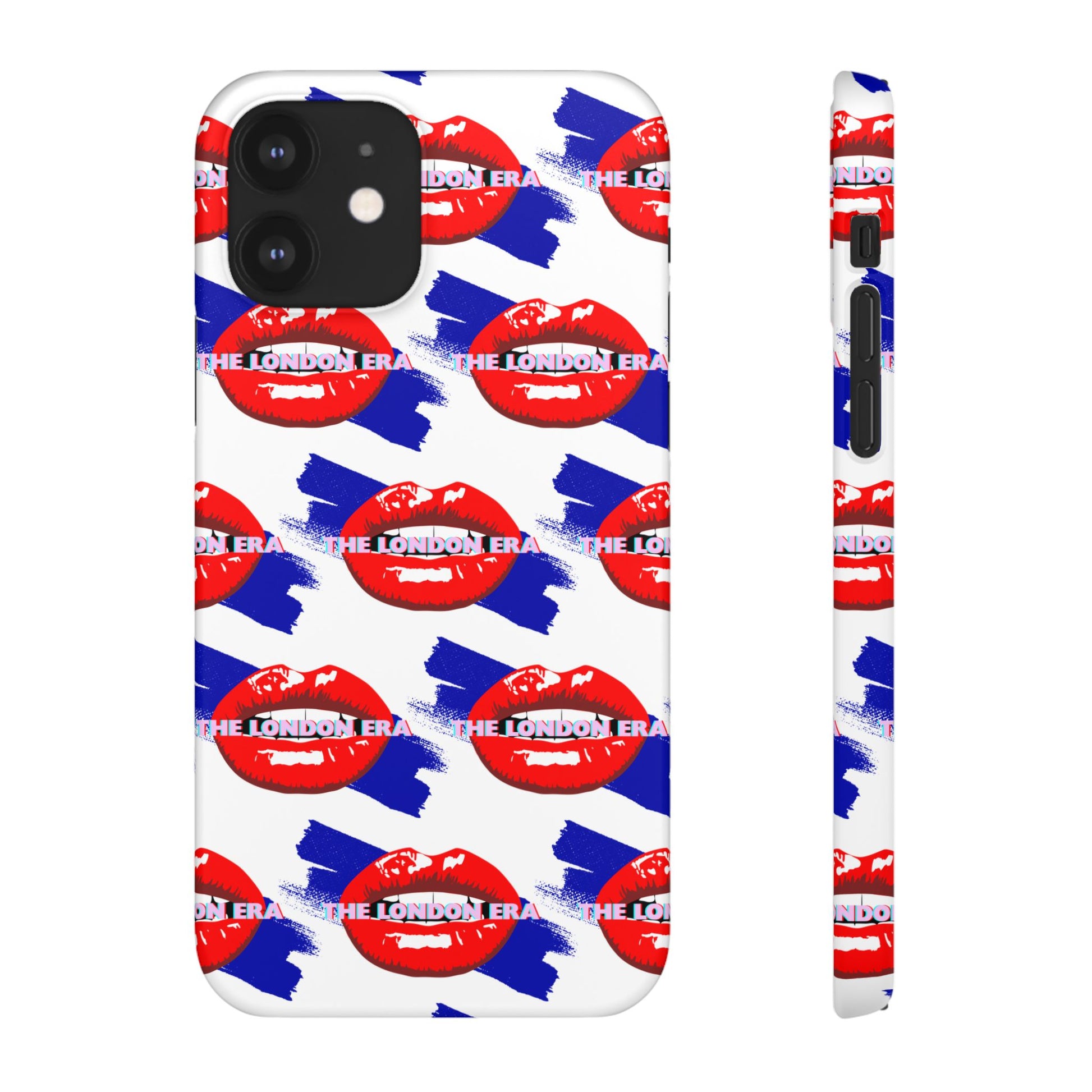 "The London Era" Mobile Snap Case - White