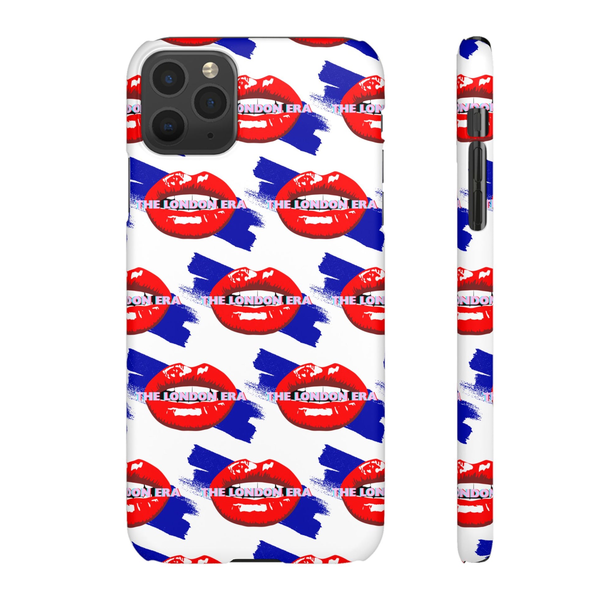 "The London Era" Mobile Snap Case - White