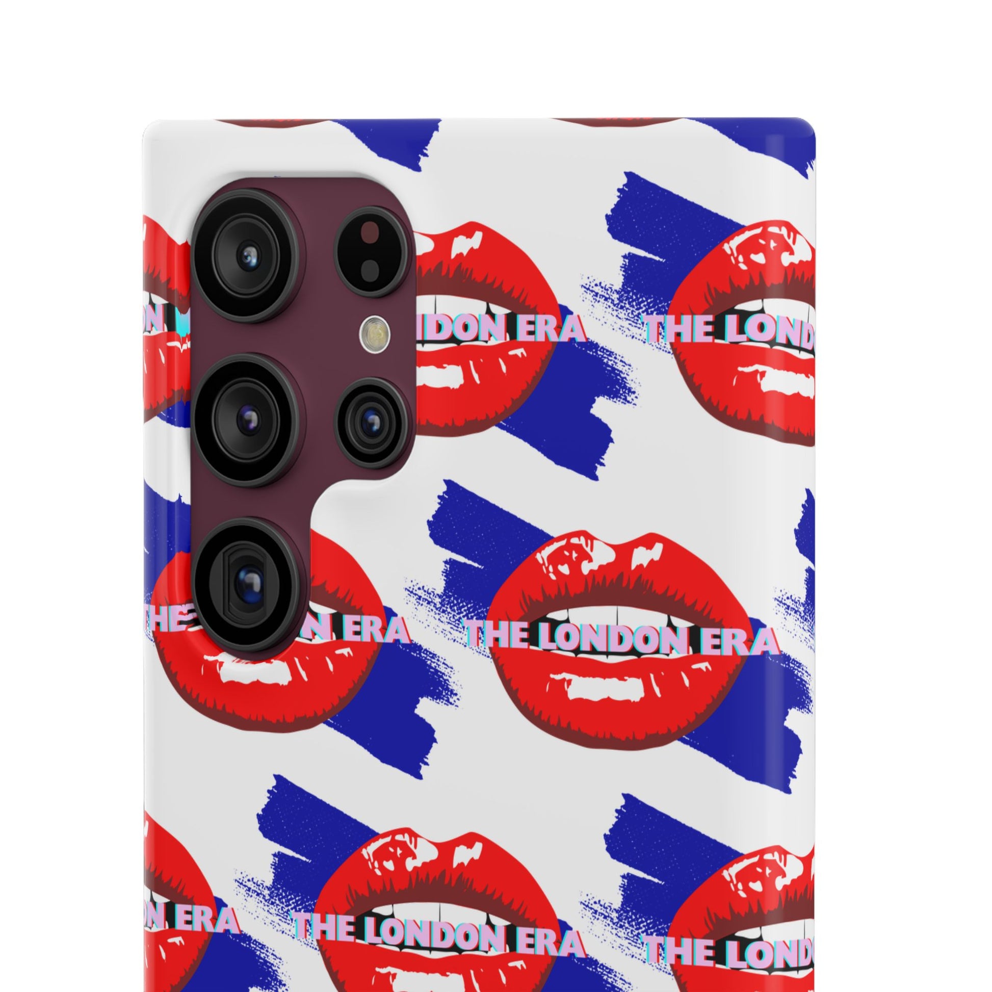 "The London Era" Mobile Snap Case - White