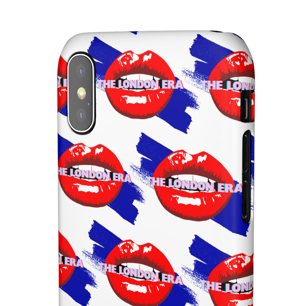"The London Era" Mobile Snap Case - White