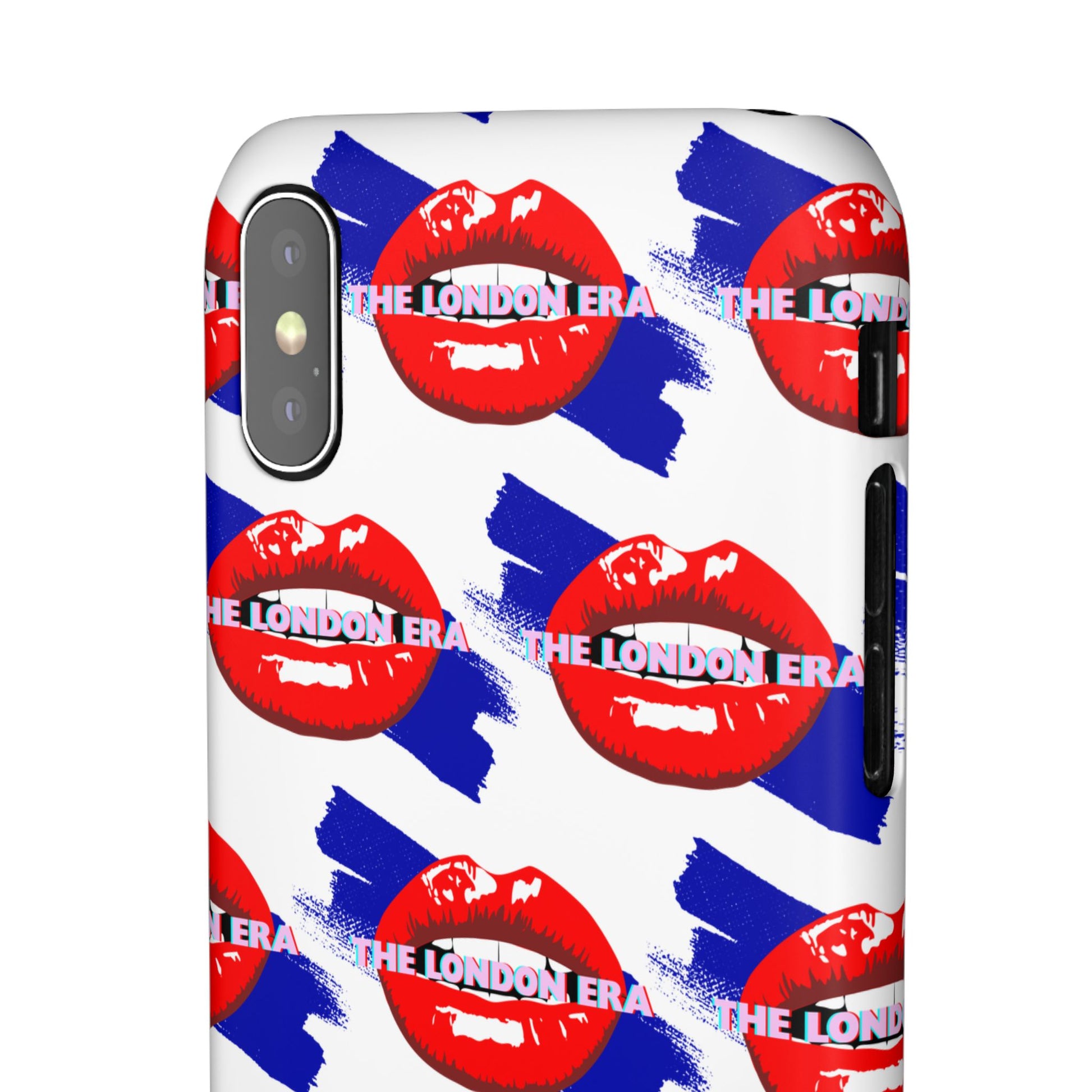 "The London Era" Mobile Snap Case - White