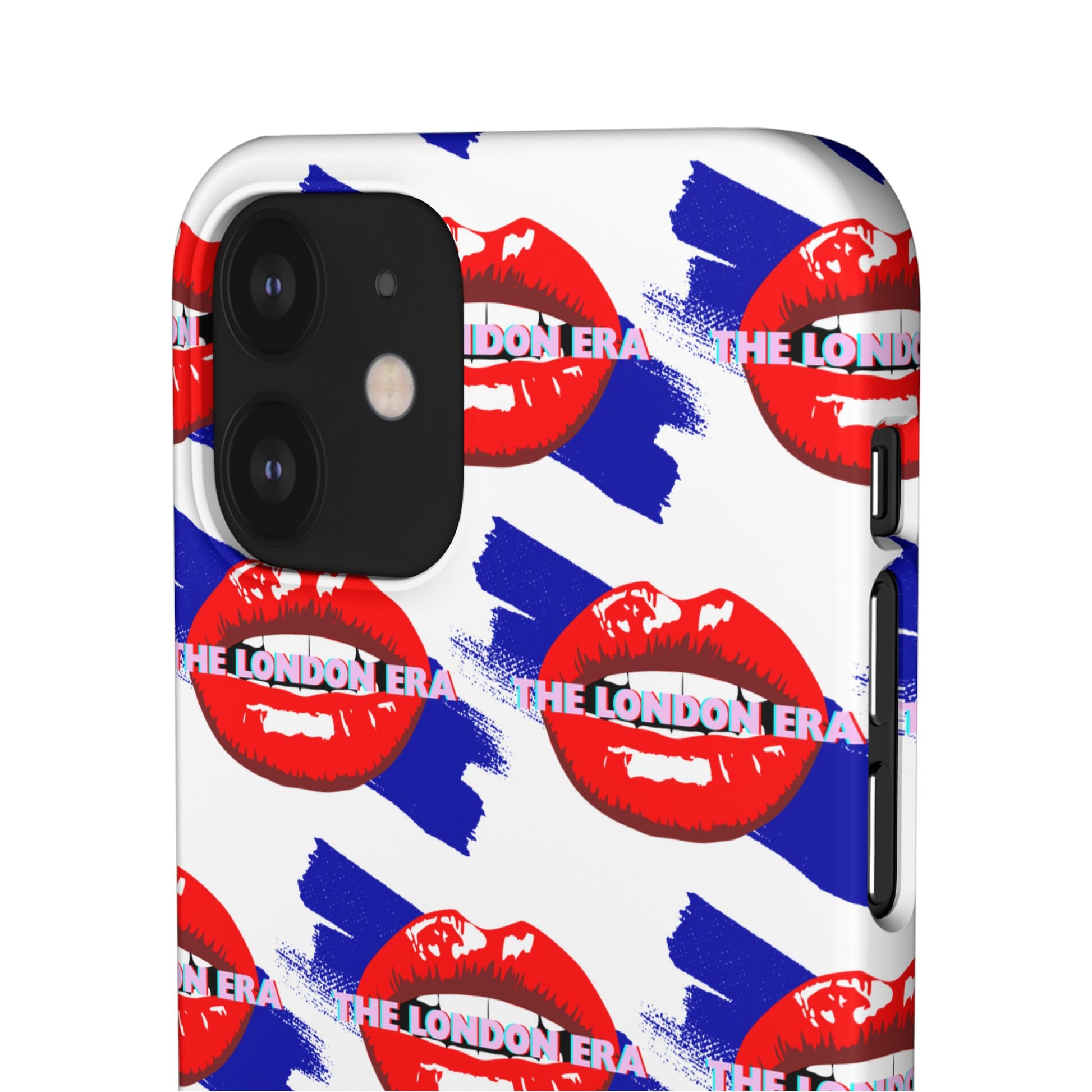 "The London Era" Mobile Snap Case - White