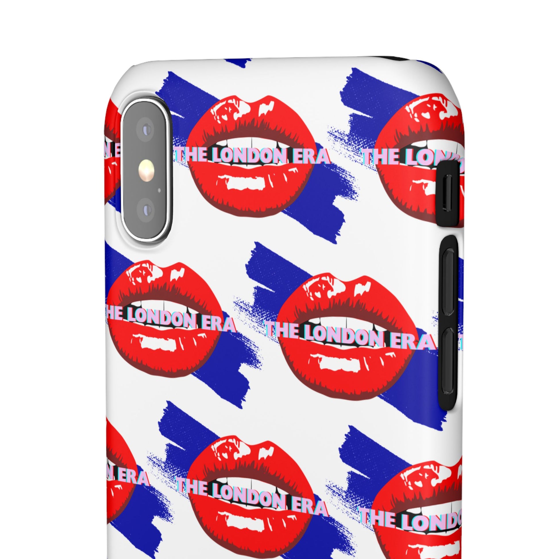 "The London Era" Mobile Snap Case - White