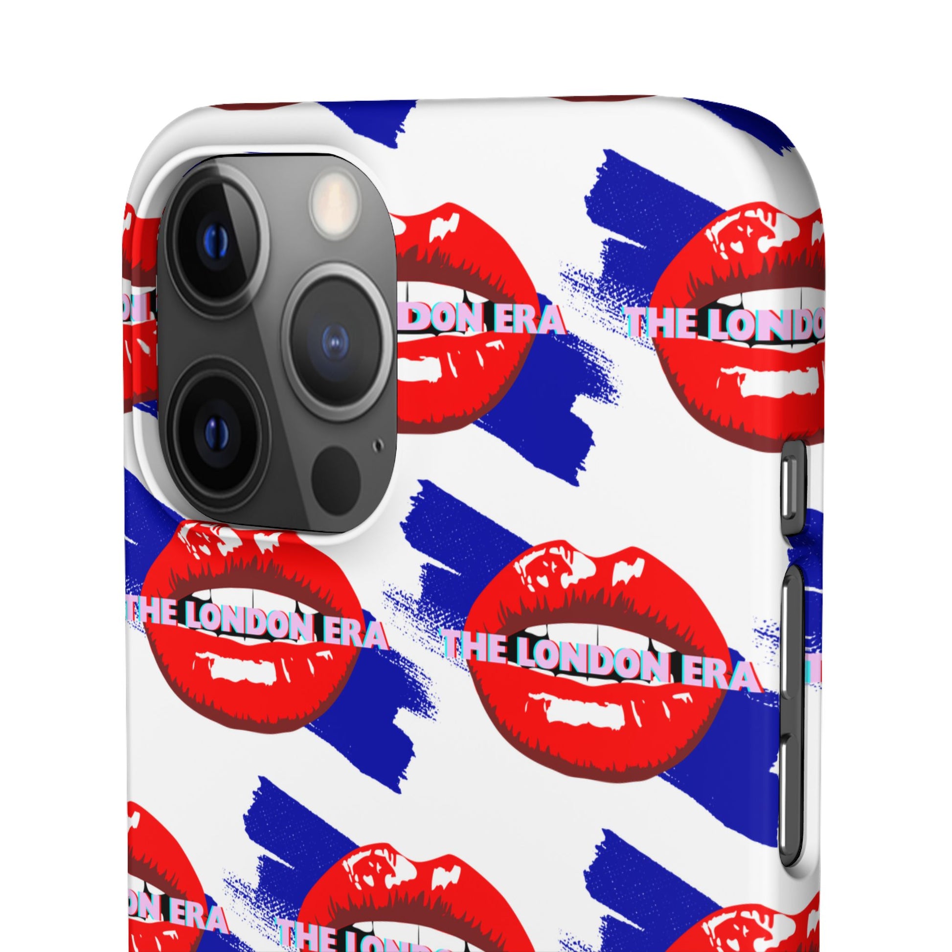 "The London Era" Mobile Snap Case - White