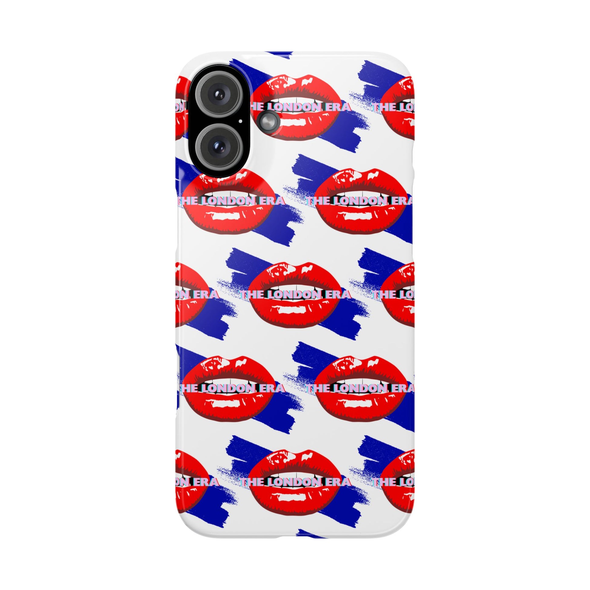 "The London Era" Mobile Snap Case - White