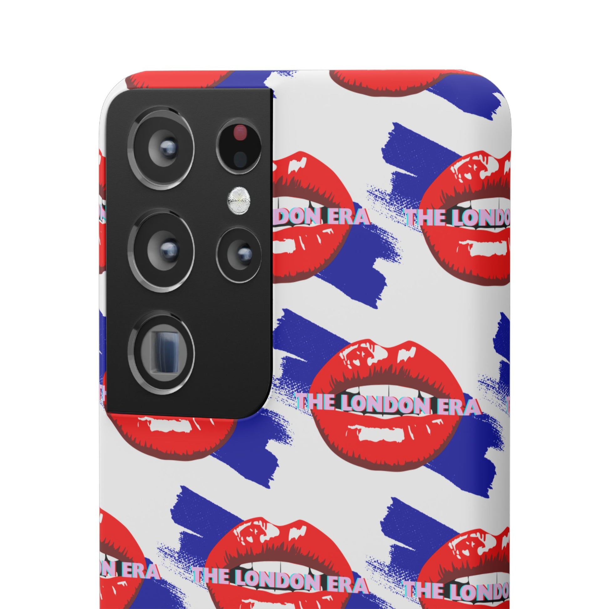 "The London Era" Mobile Snap Case - White