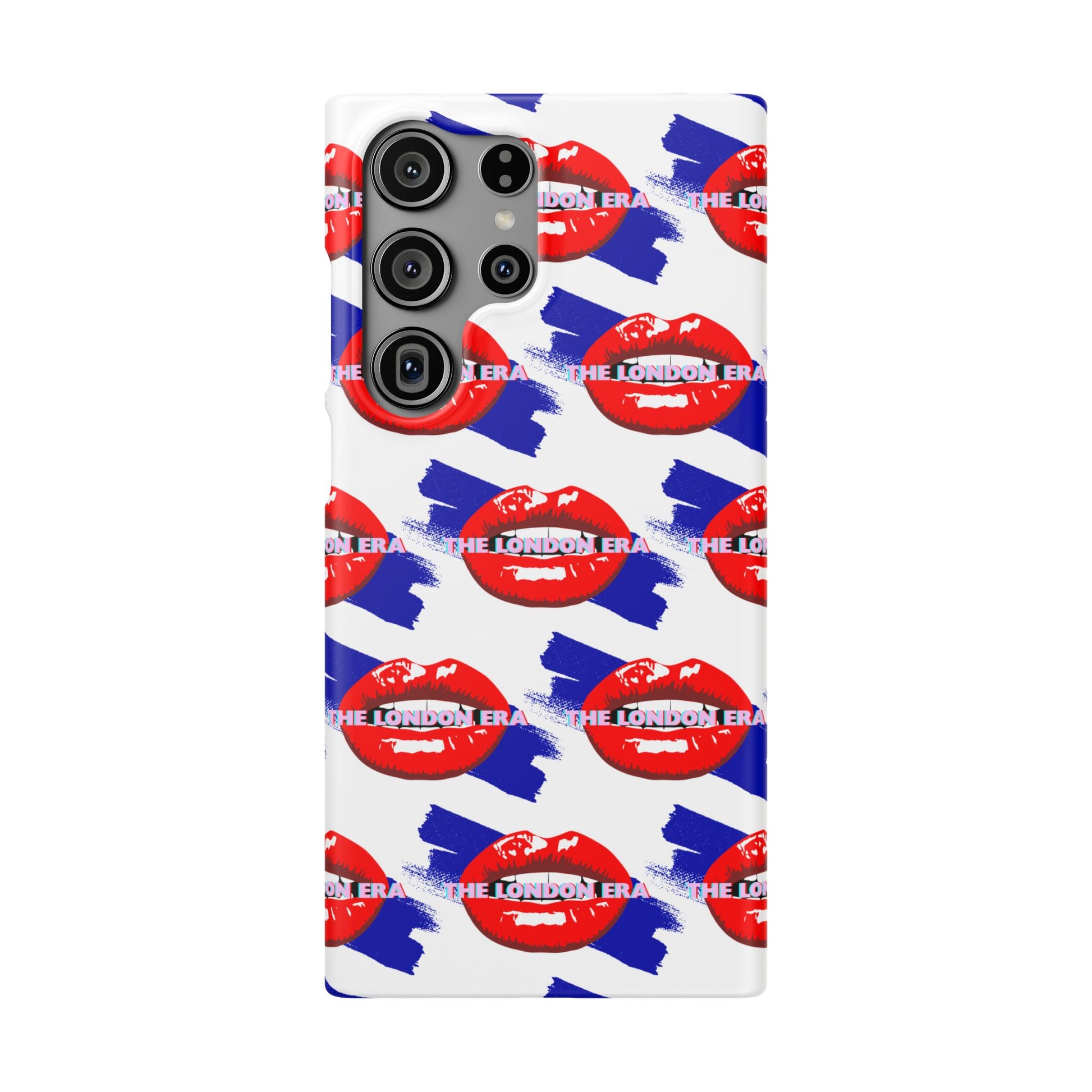 "The London Era" Mobile Snap Case - White