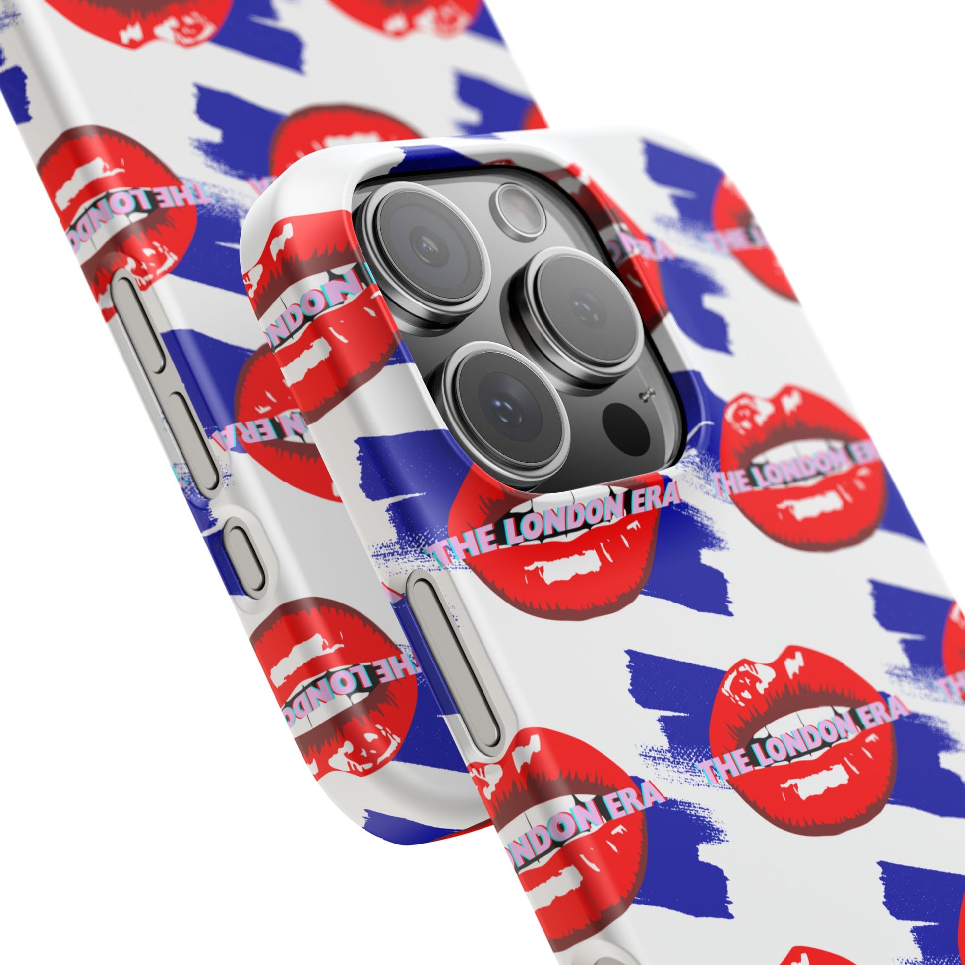 "The London Era" Mobile Snap Case - White