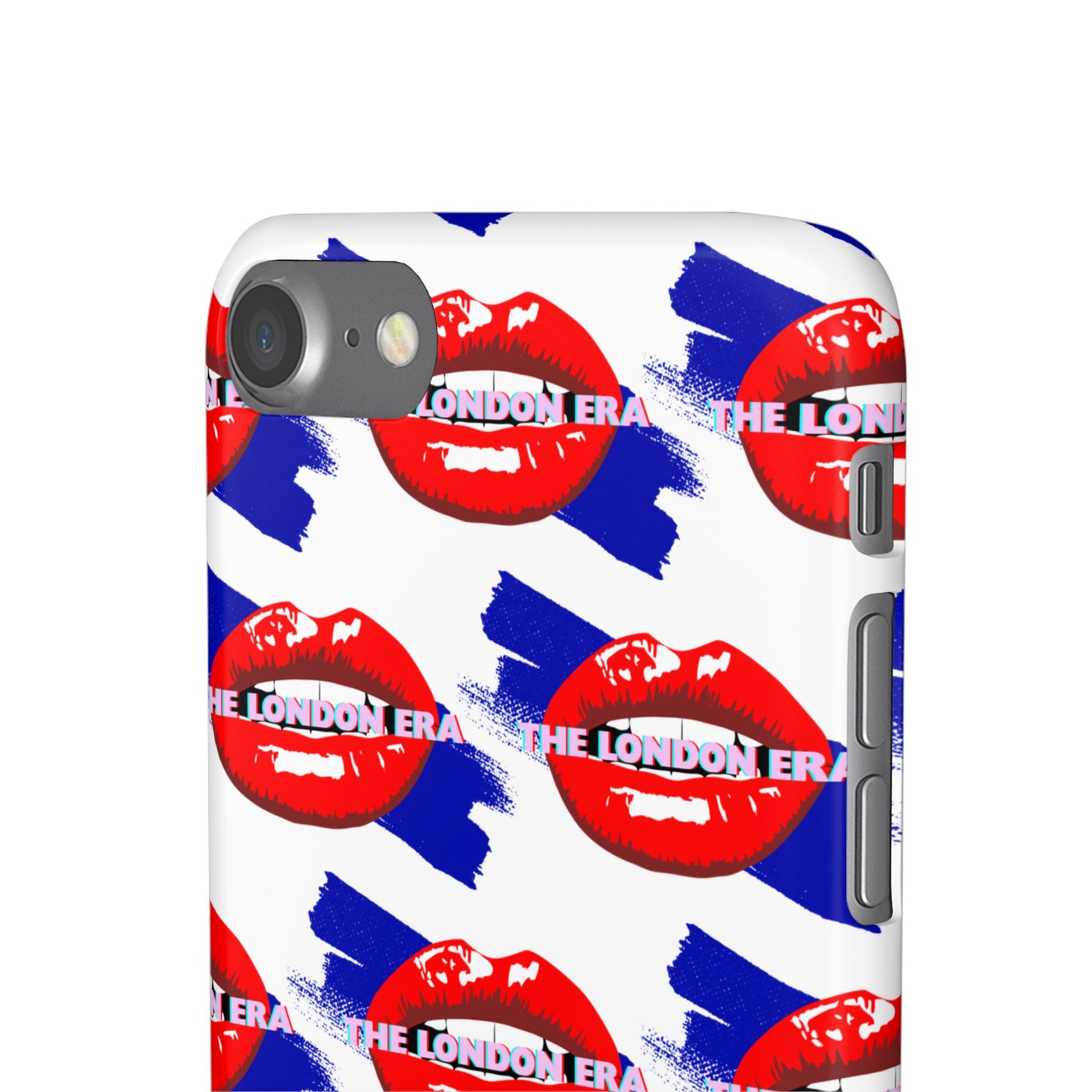 "The London Era" Mobile Snap Case - White
