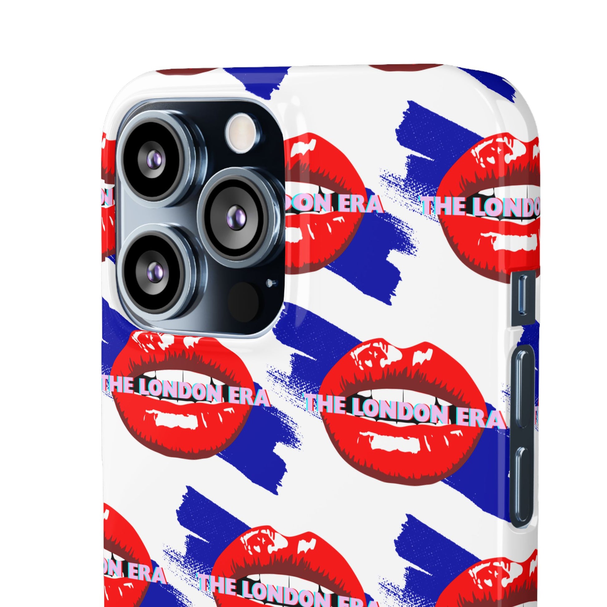 "The London Era" Mobile Snap Case - White