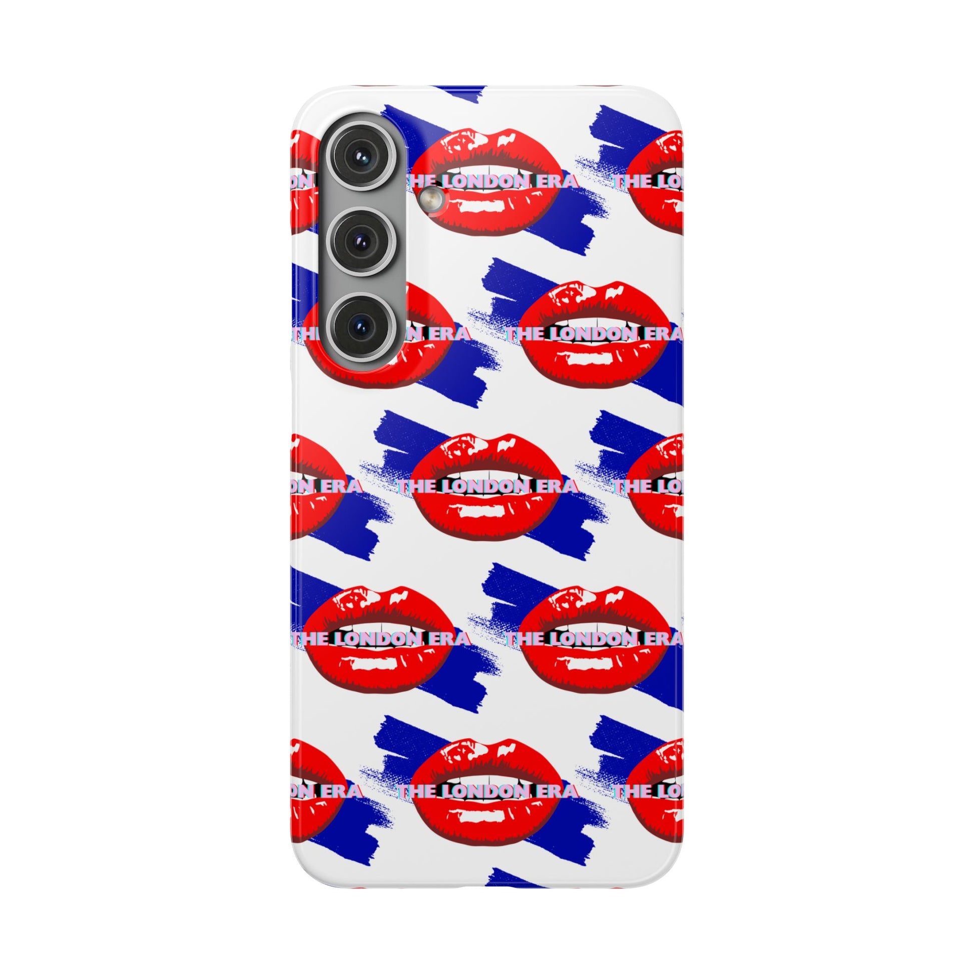 "The London Era" Mobile Snap Case - White