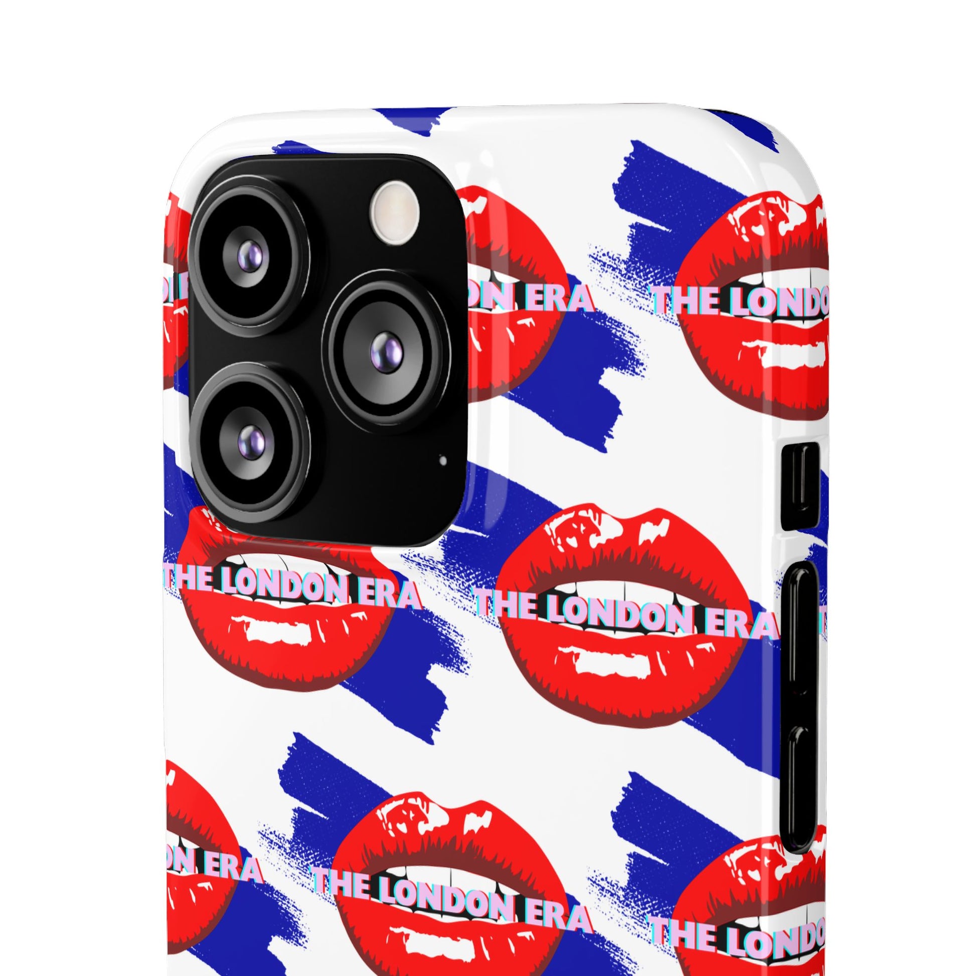 "The London Era" Mobile Snap Case - White