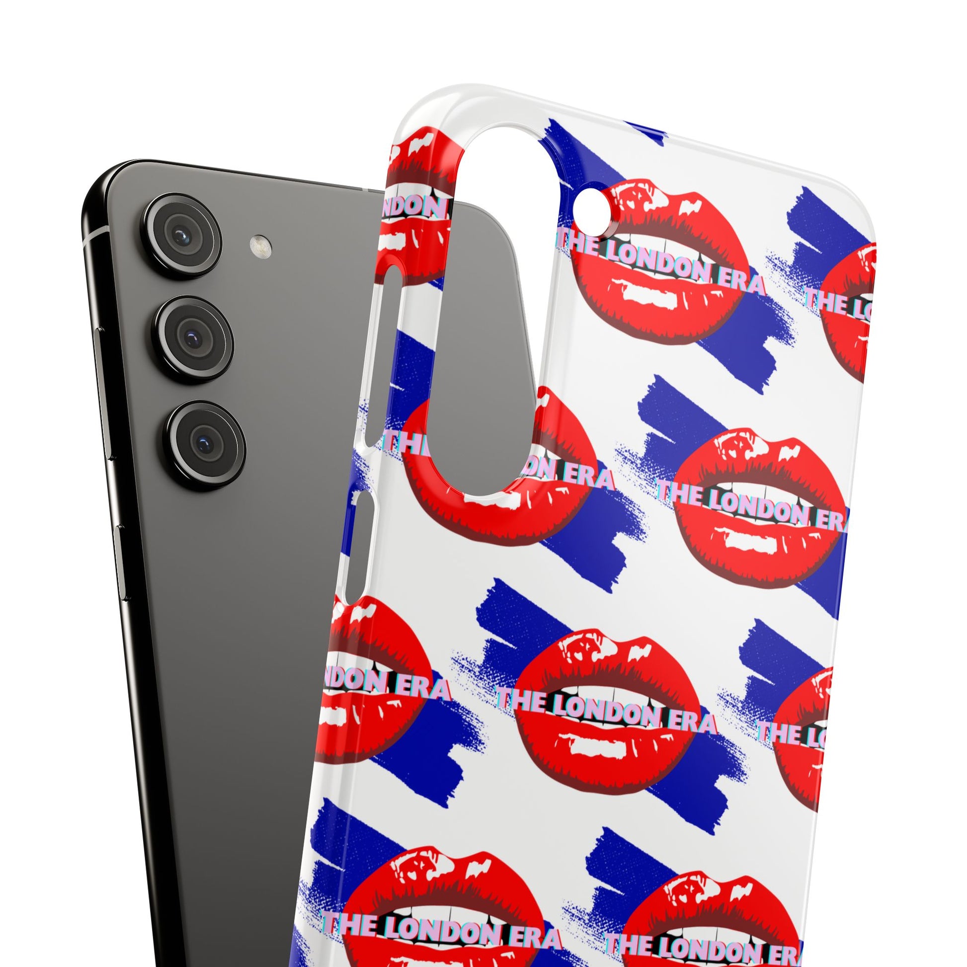 "The London Era" Mobile Snap Case - White