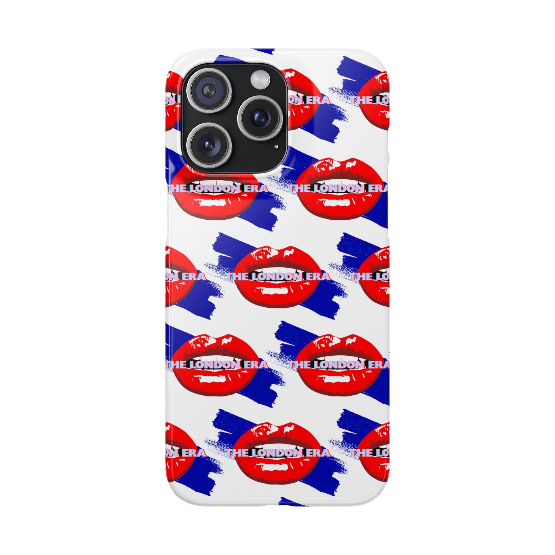 "The London Era" Mobile Snap Case - White