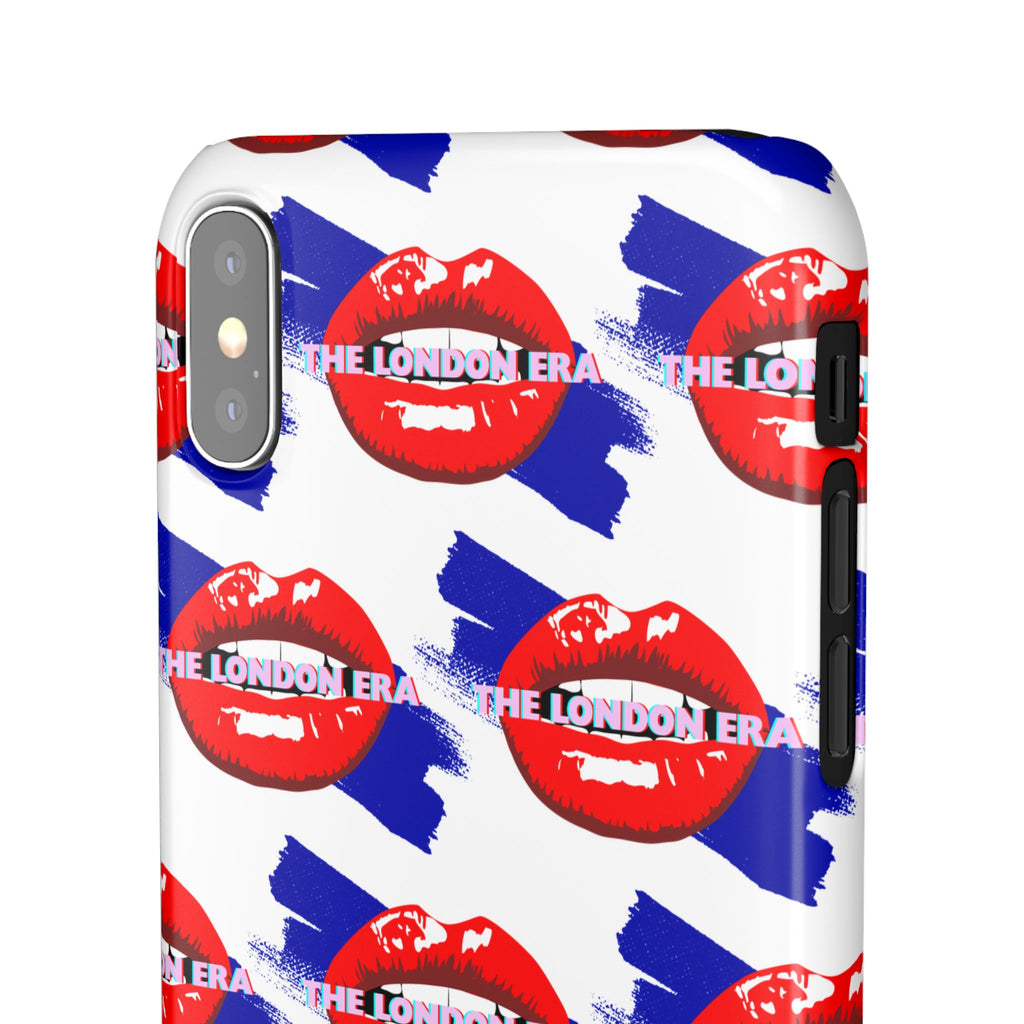 "The London Era" Mobile Snap Case - White