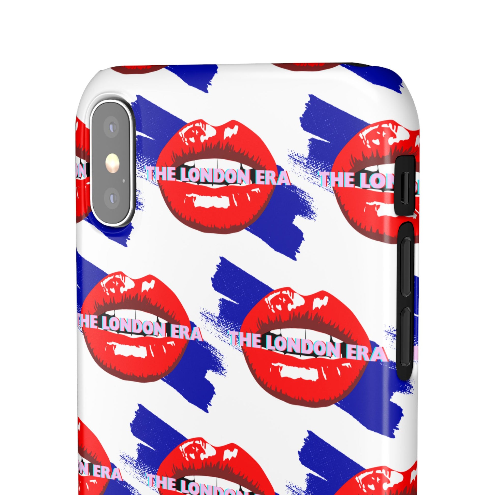 "The London Era" Mobile Snap Case - White