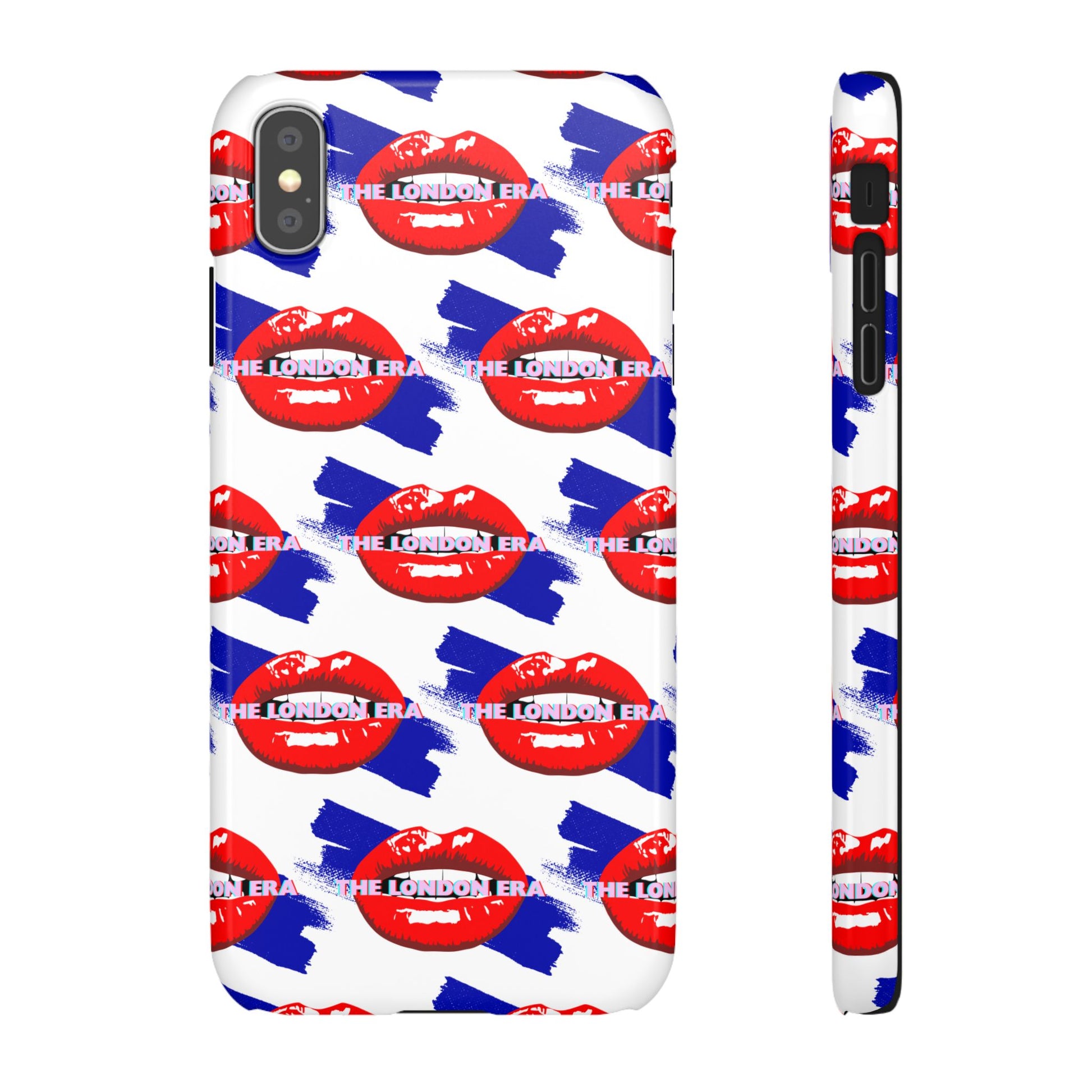"The London Era" Mobile Snap Case - White