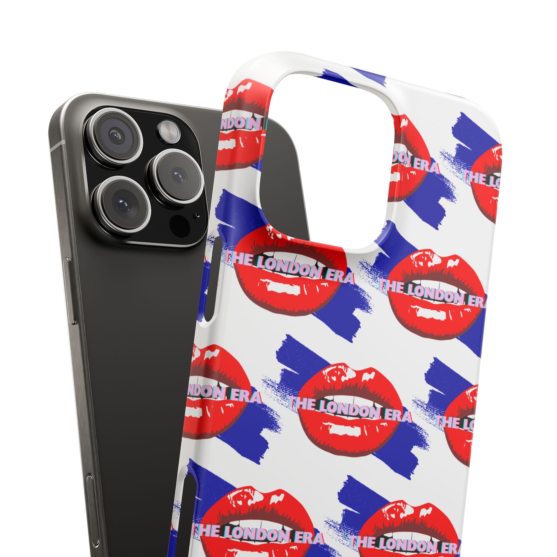 "The London Era" Mobile Snap Case - White