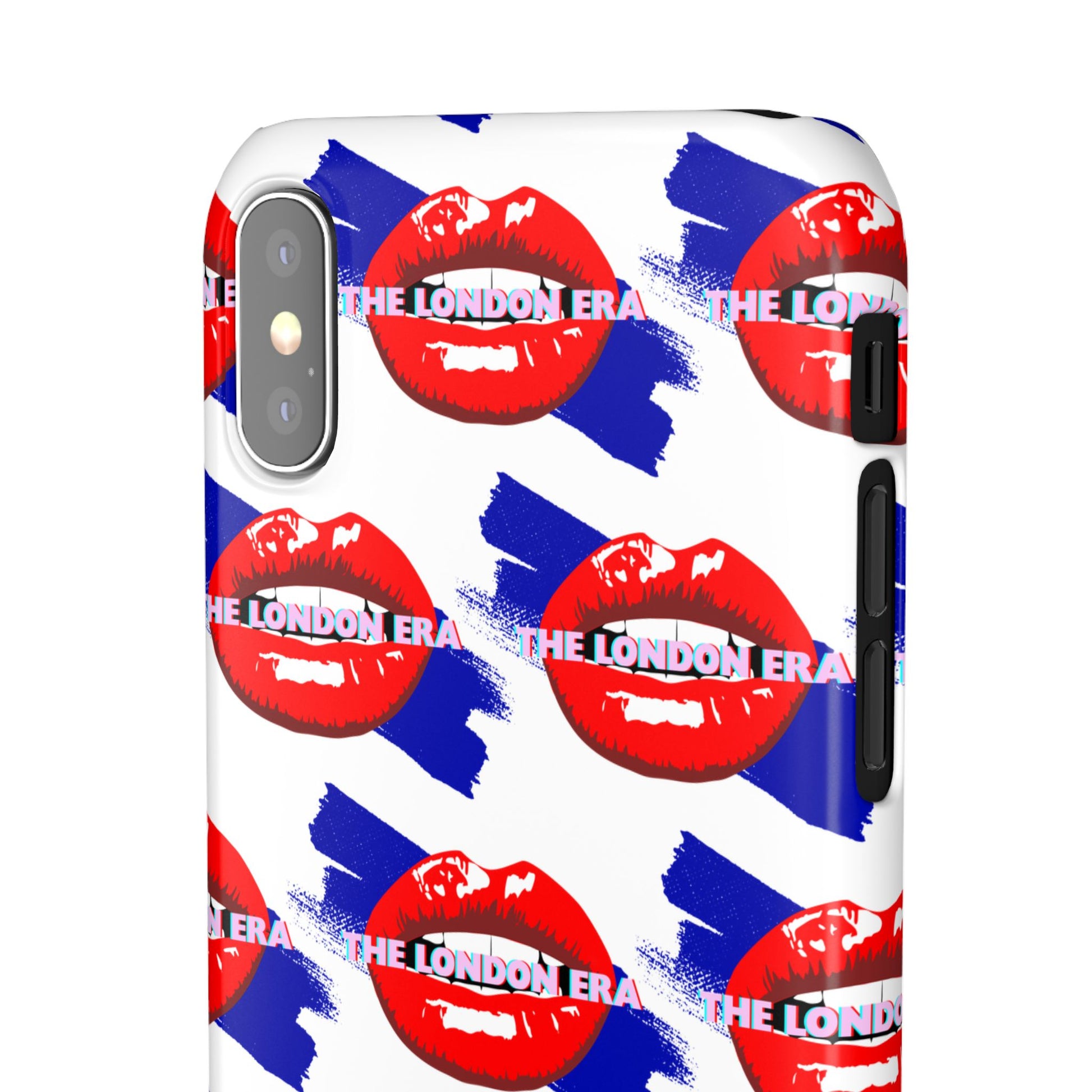 "The London Era" Mobile Snap Case - White