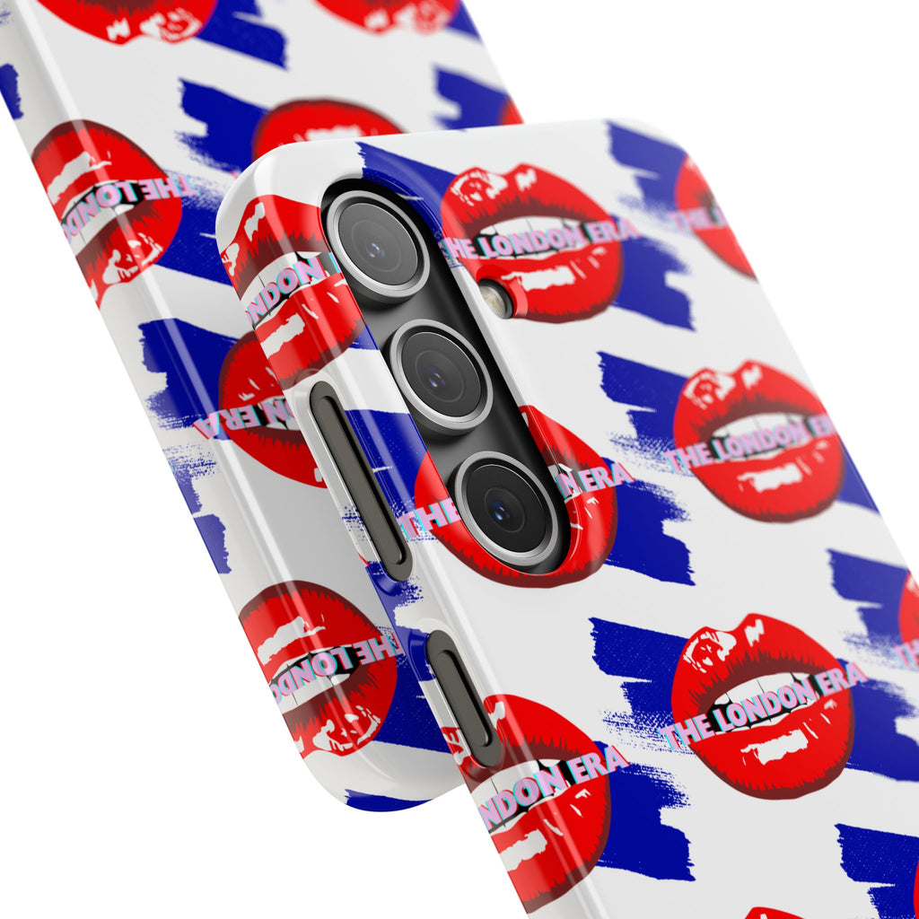"The London Era" Mobile Snap Case - White