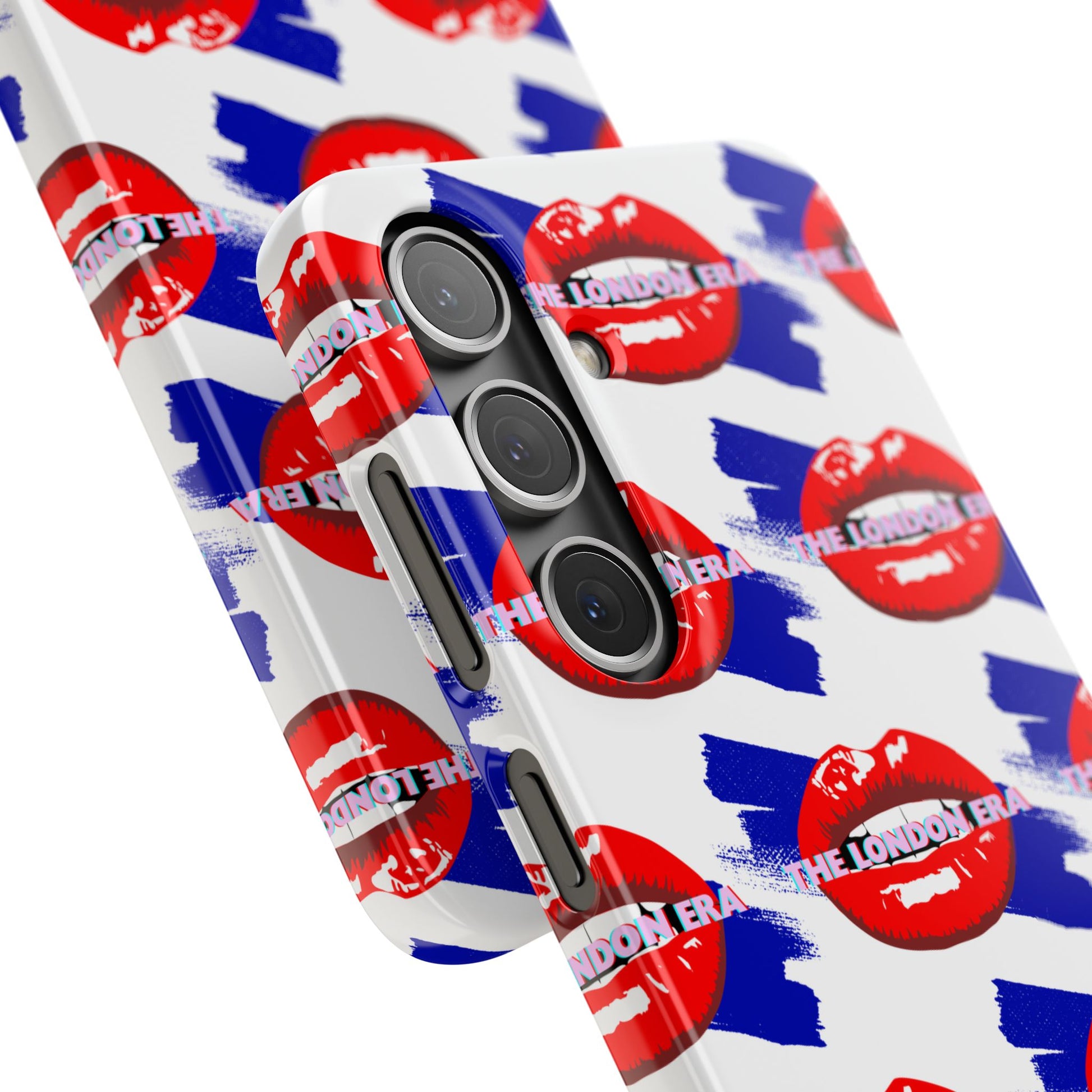 "The London Era" Mobile Snap Case - White