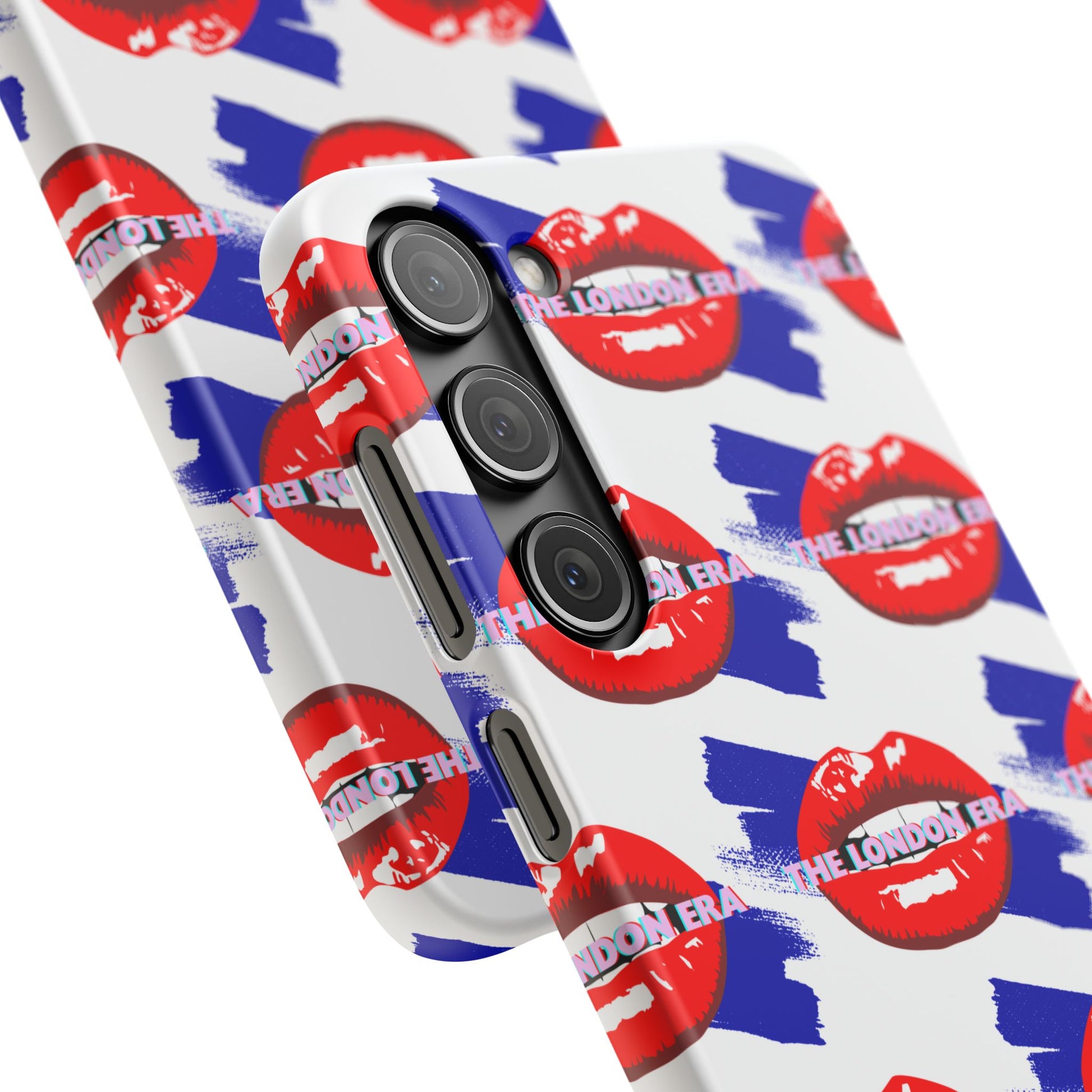 "The London Era" Mobile Snap Case - White