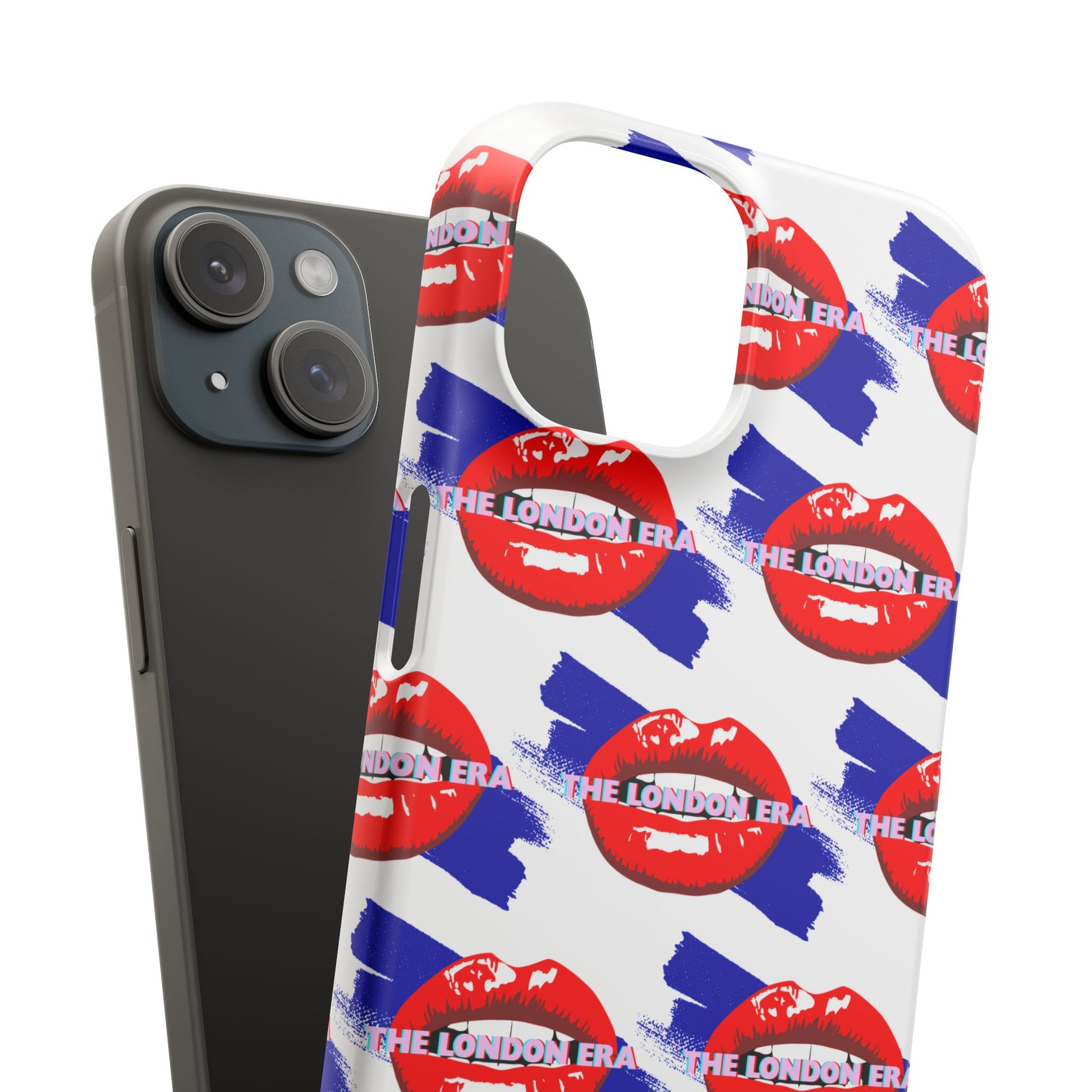 "The London Era" Mobile Snap Case - White