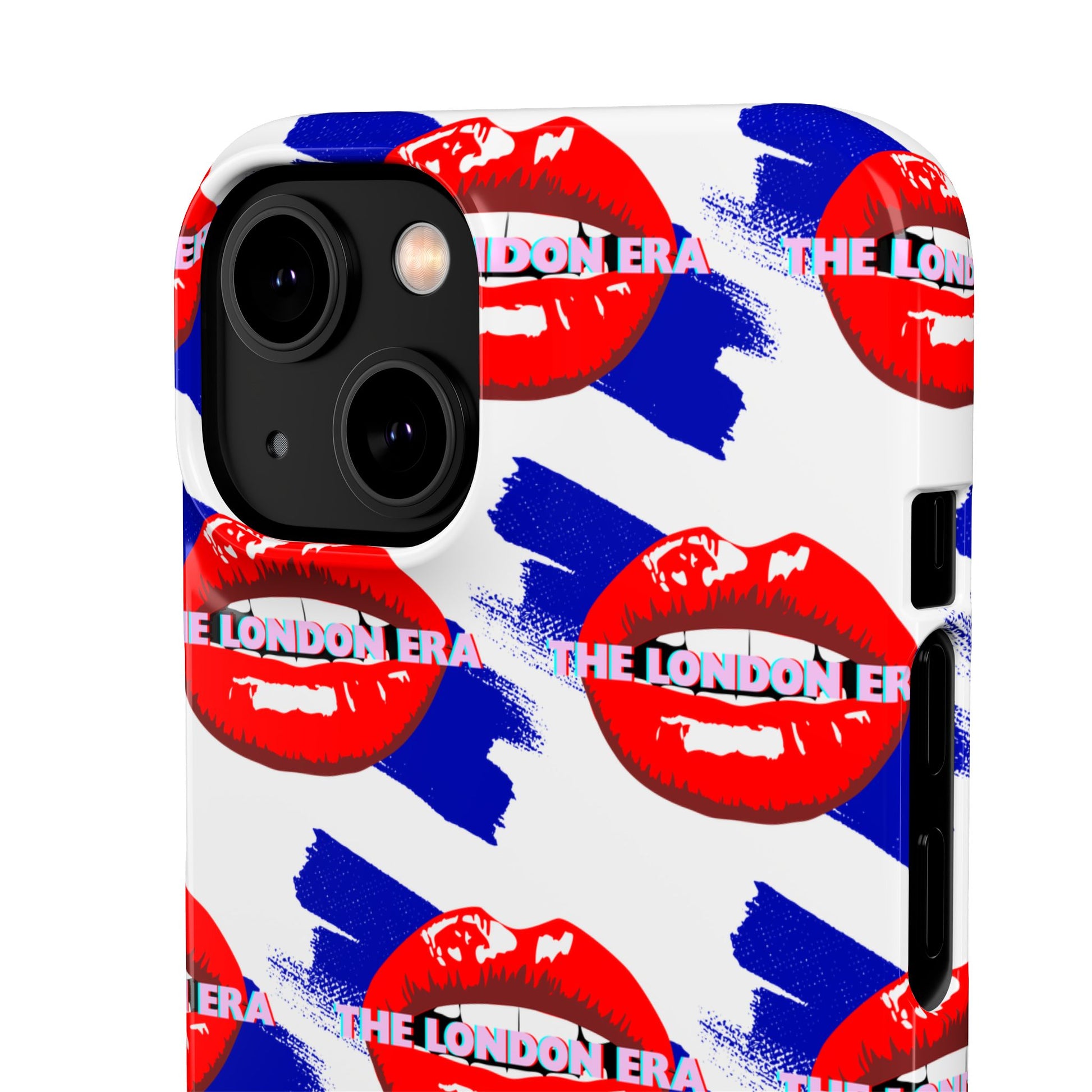 "The London Era" Mobile Snap Case - White