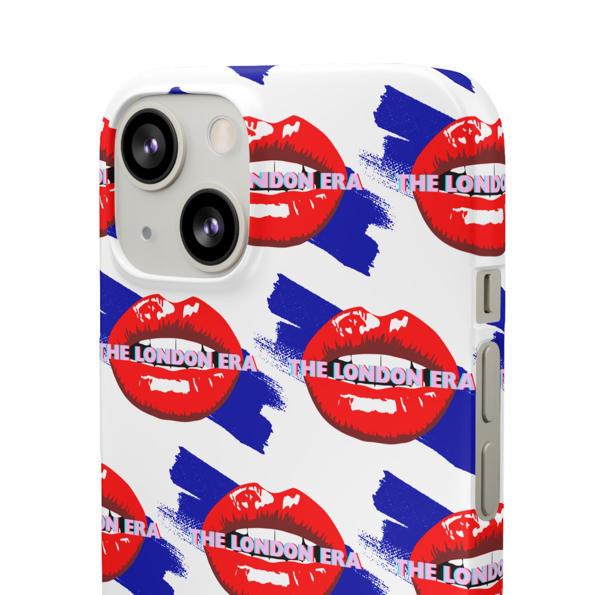 "The London Era" Mobile Snap Case - White