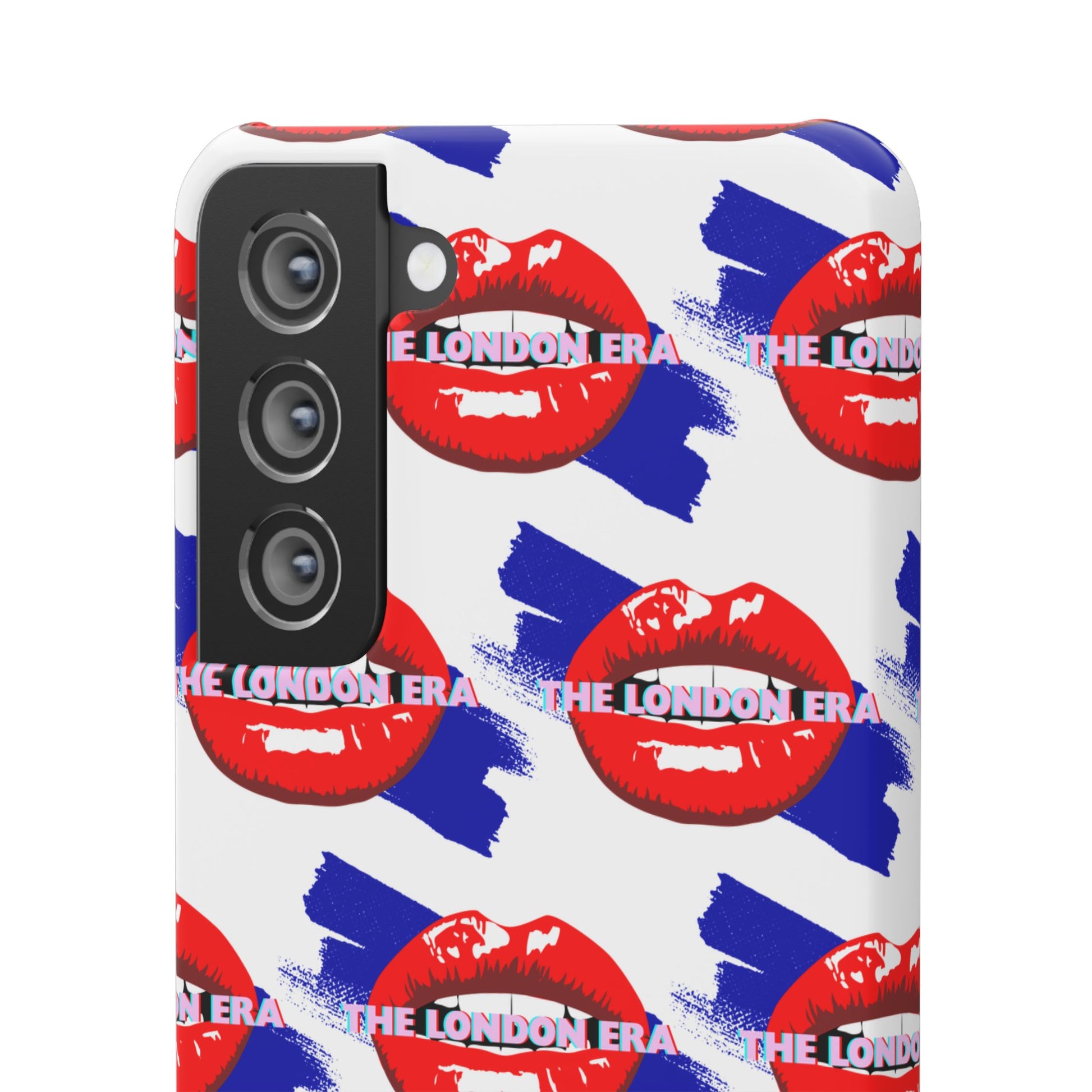 "The London Era" Mobile Snap Case - White