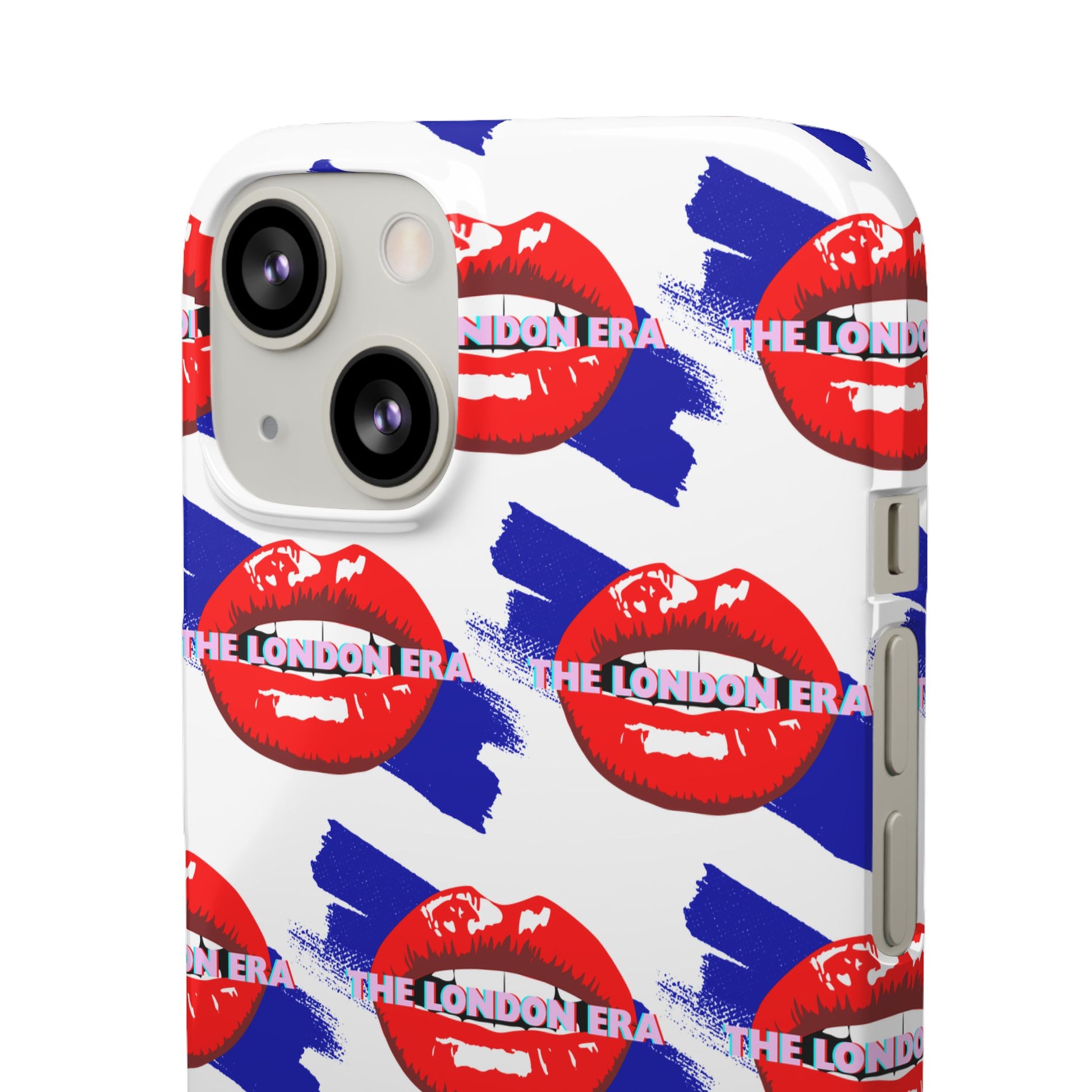 "The London Era" Mobile Snap Case - White