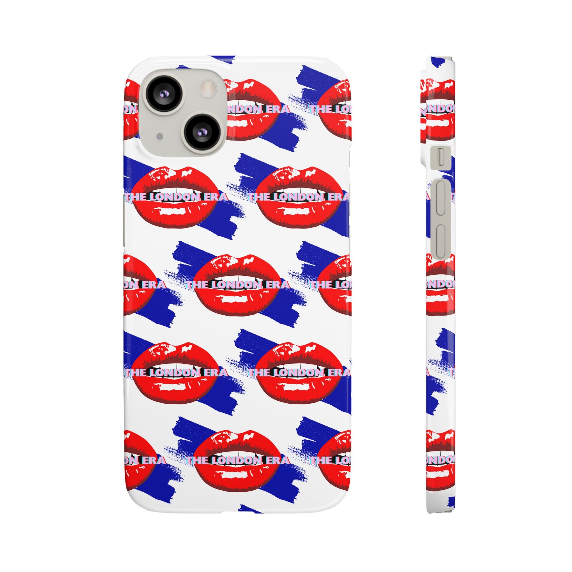 "The London Era" Mobile Snap Case - White