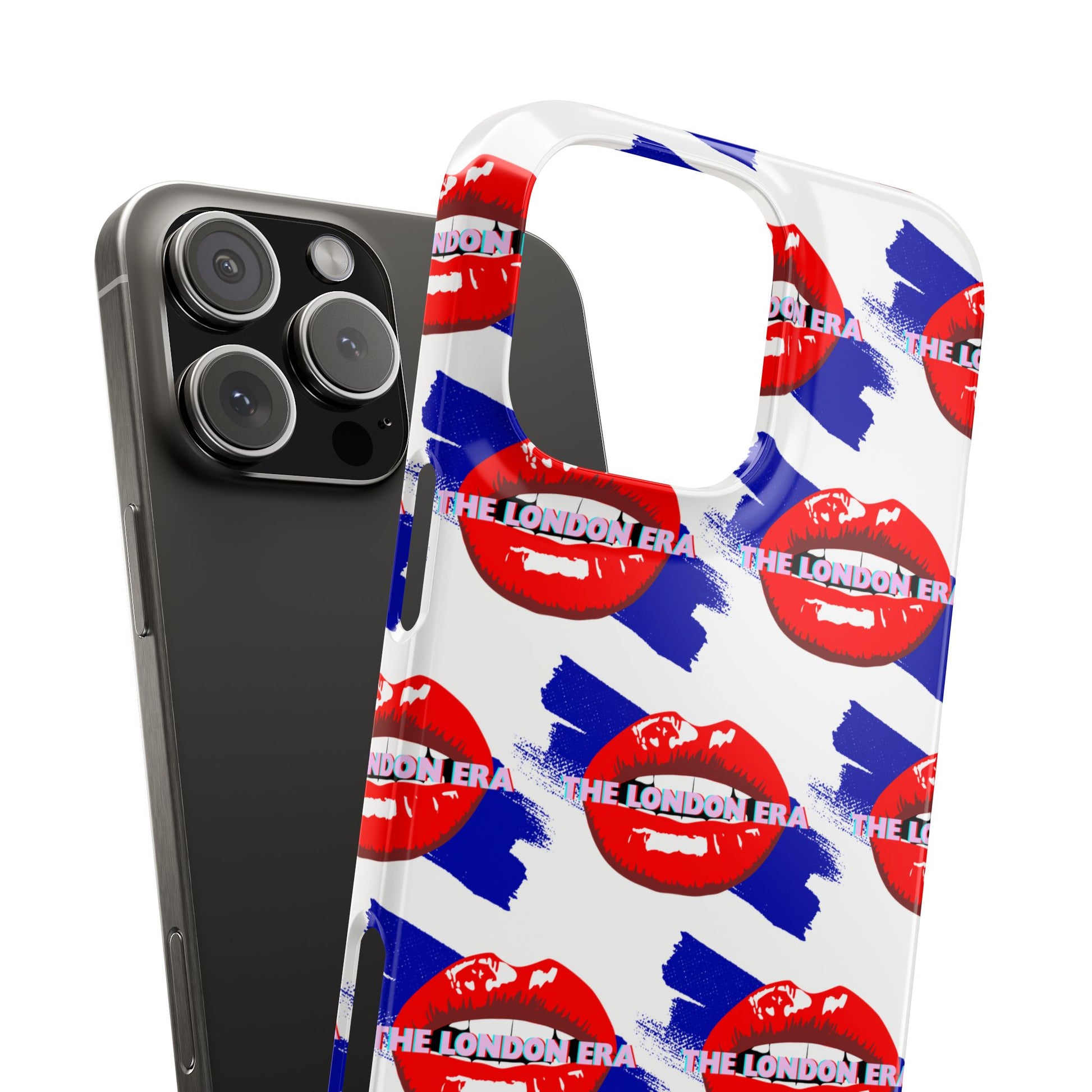 "The London Era" Mobile Snap Case - White